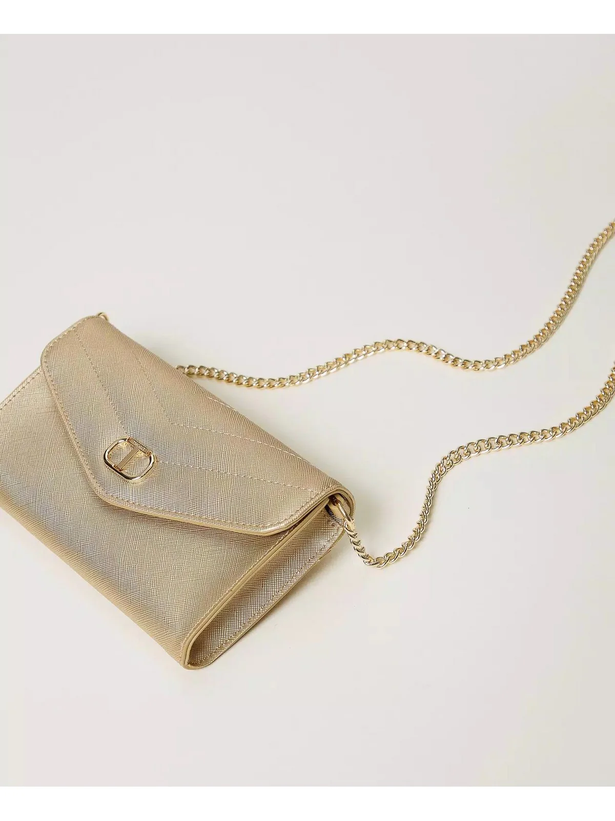 TWINSET Borsa Donna MINI BAG 242TH7012 10366 Oro - Image 3