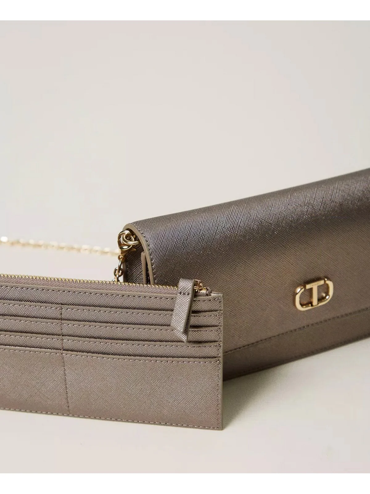 TWINSET Borsa Donna MINI BAG 242TL8011 00995 Argento - Image 5