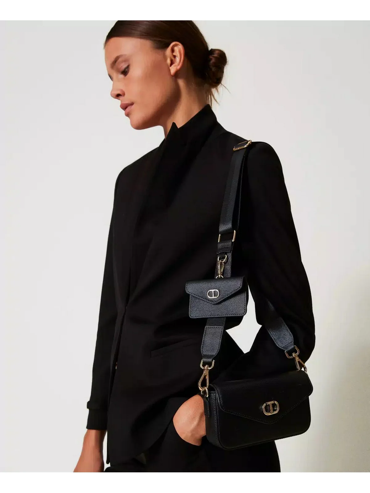 TWINSET Borsa Donna MINI BAG 242TL8012 00006 Nero - Image 5