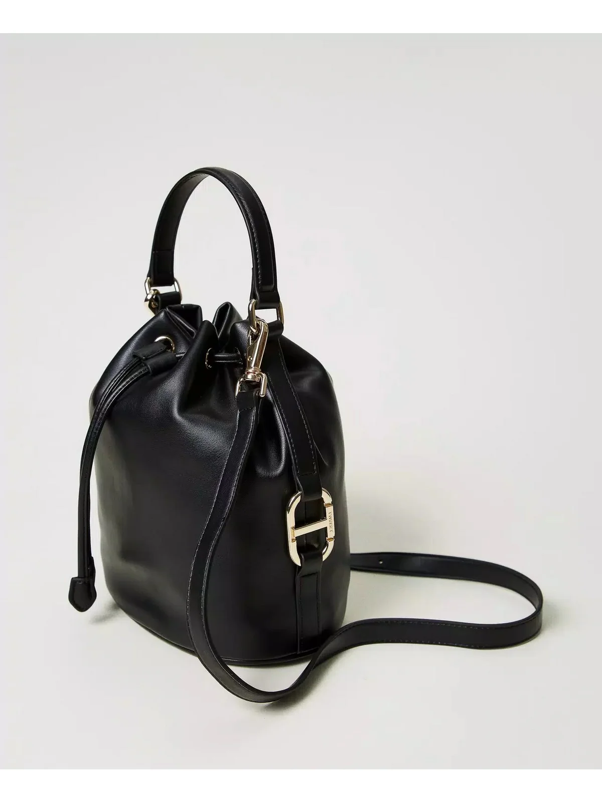 TWINSET Borsa Donna OVAL T HORSEBIT 242TB7230 00006 Nero - Image 3