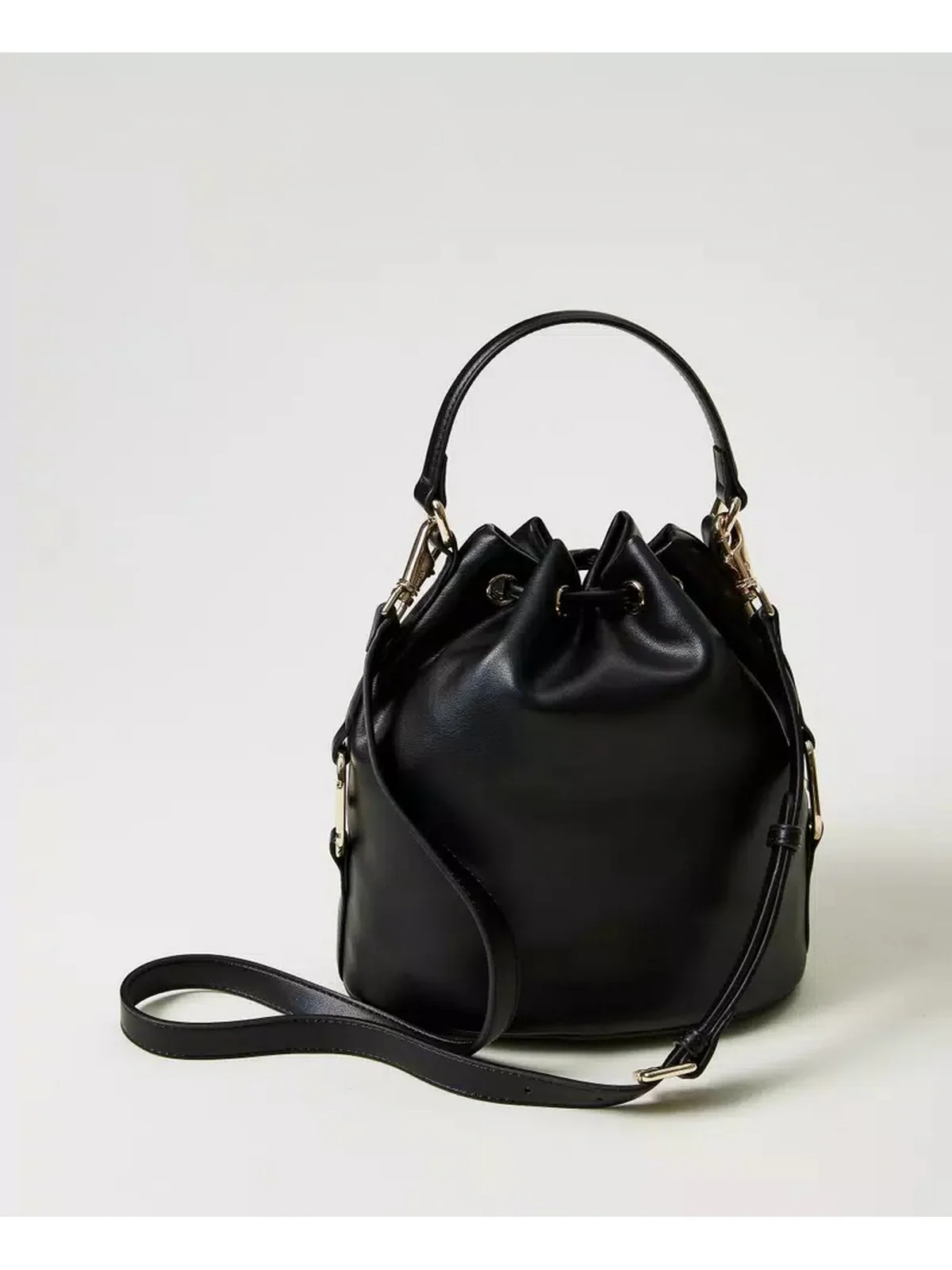 TWINSET Borsa Donna OVAL T HORSEBIT 242TB7230 00006 Nero - Image 4