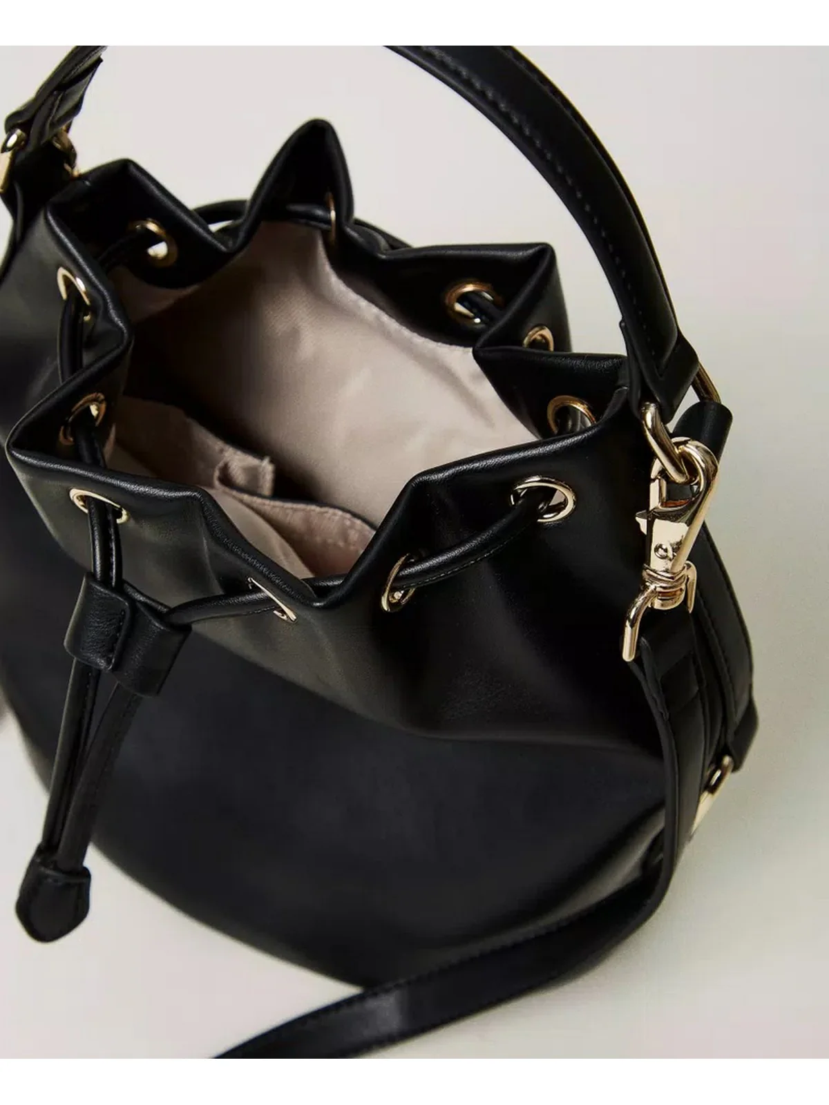TWINSET Borsa Donna OVAL T HORSEBIT 242TB7230 00006 Nero - Image 5