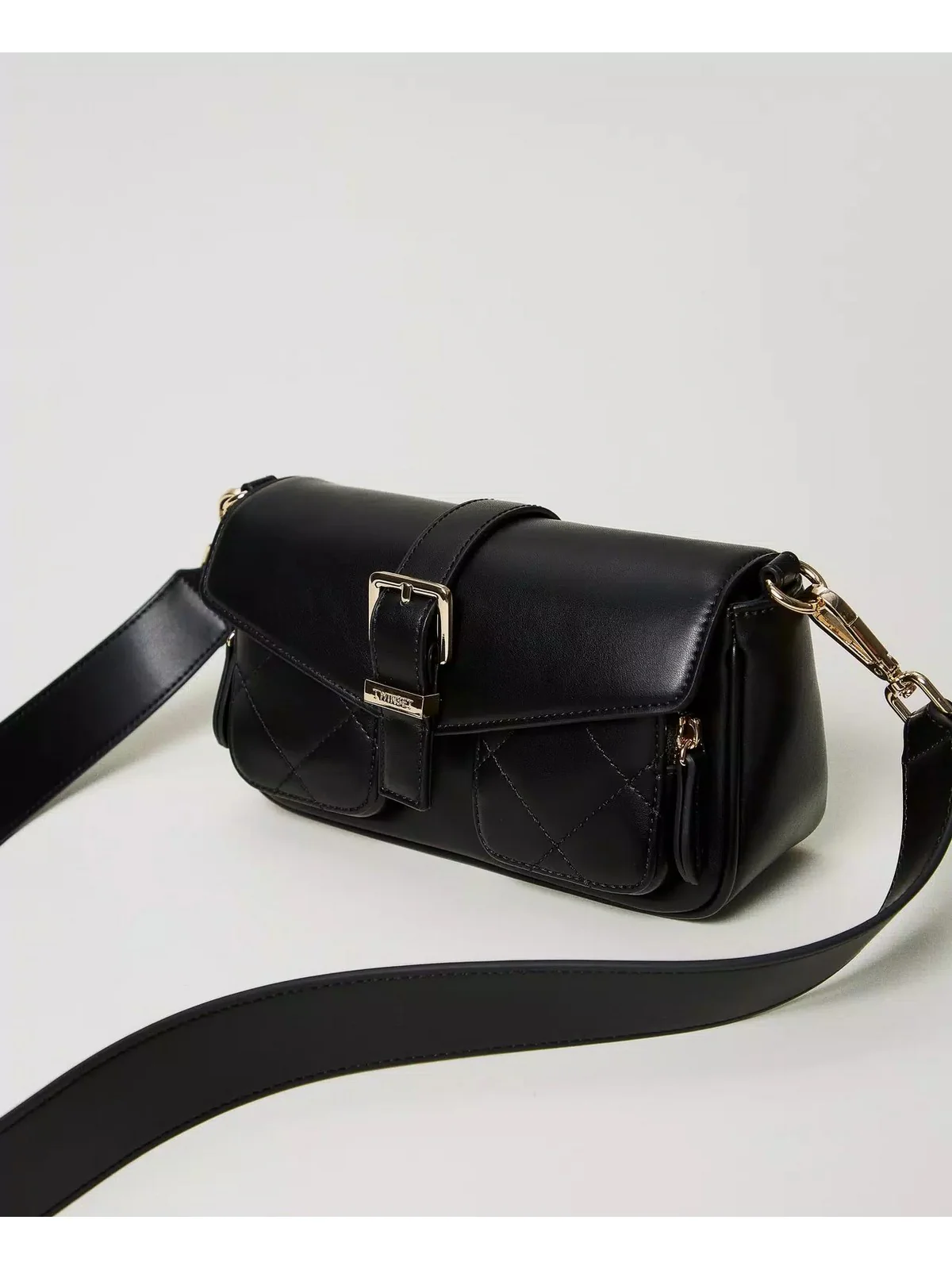 TWINSET Borsa Donna POCKET 242TD8183 00006 Nero - Image 3