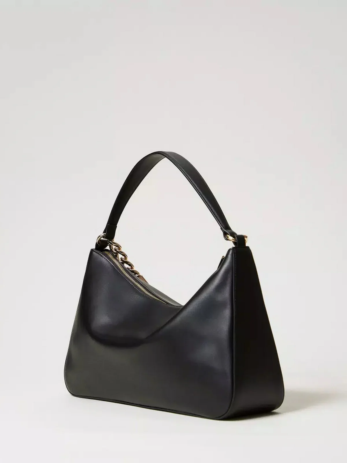 TWINSET Borsa Donna SIENNA LEATHER 999TB7010 12695 NERO/ORO - Image 4