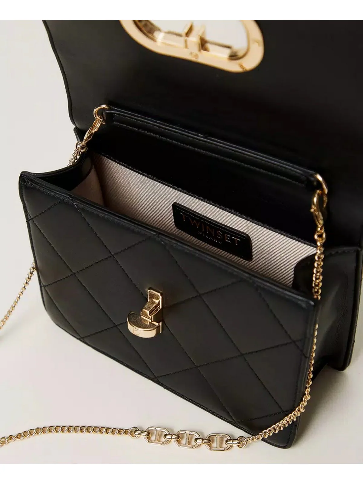 TWINSET Borsa Donna T-LOCK 242TB7253 00006 Nero - Image 5