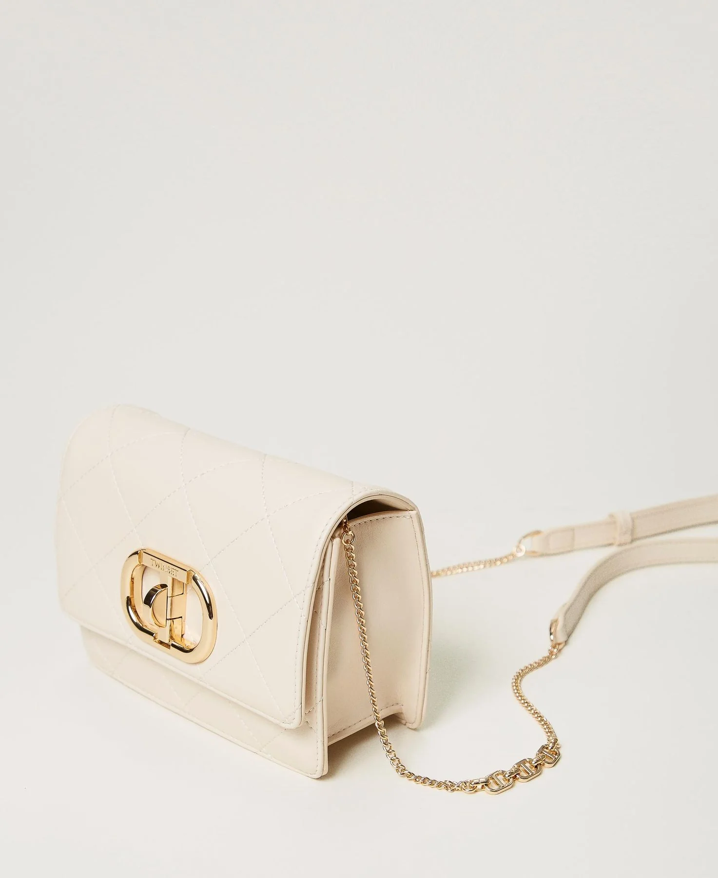 TWINSET Borsa Donna T-LOCK 242TB7253 11748 Bianco - Image 7