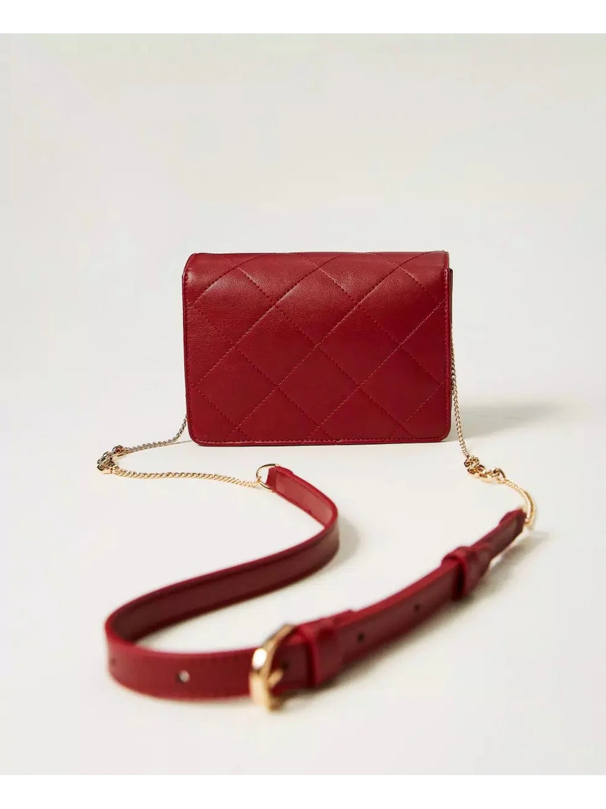 TWINSET Borsa Donna T-LOCK 242TB7253 11755 Rosso - Image 4