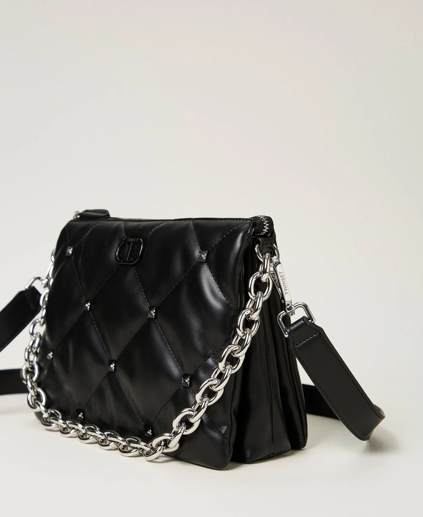 TWINSET Borsa Donna VIA MANZONI 242TD8211 00006 Nero - Image 7
