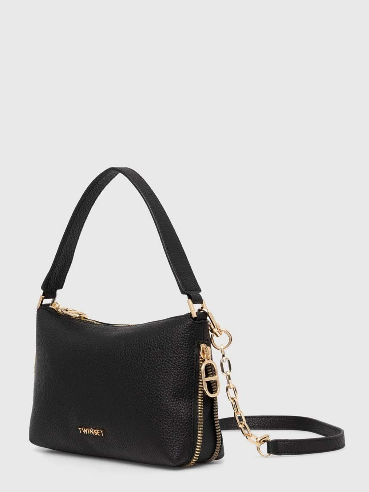 TWINSET Borsa Donna ZIP 2.0 242TB7024 00006 Nero - Image 2