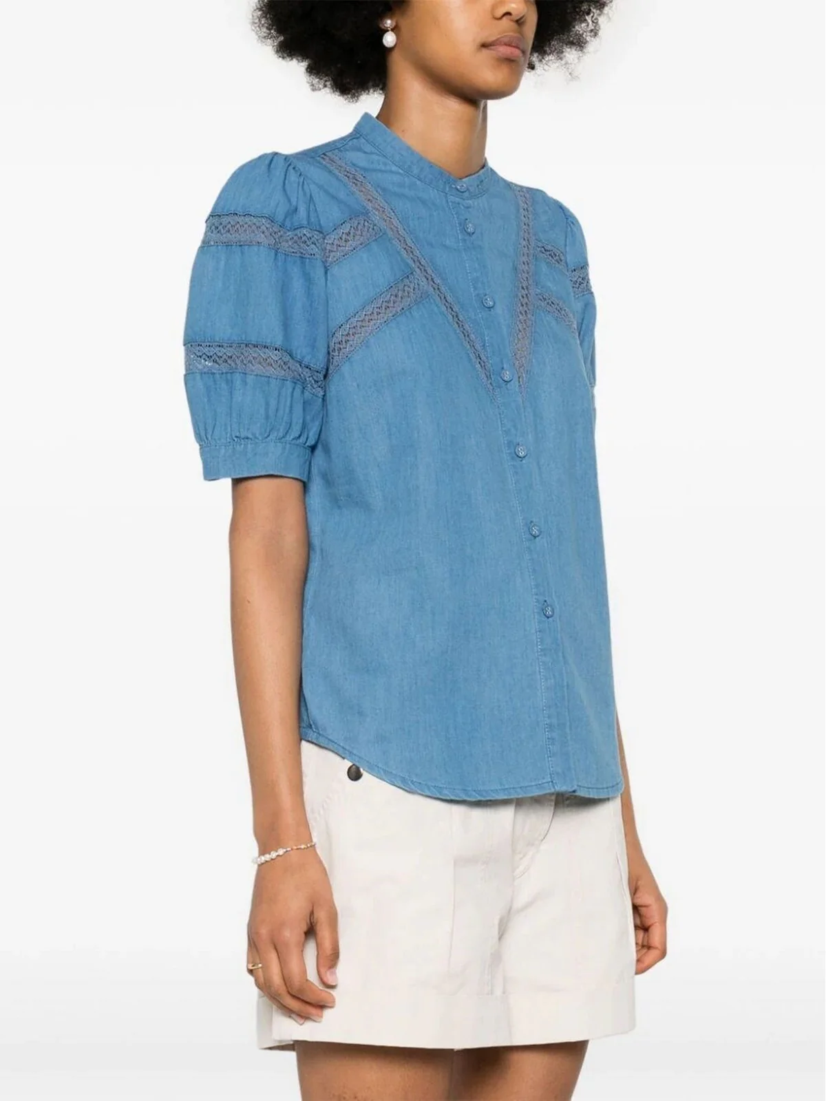 TWINSET Camicia Donna 241TP2692 01611 Blu - Image 4