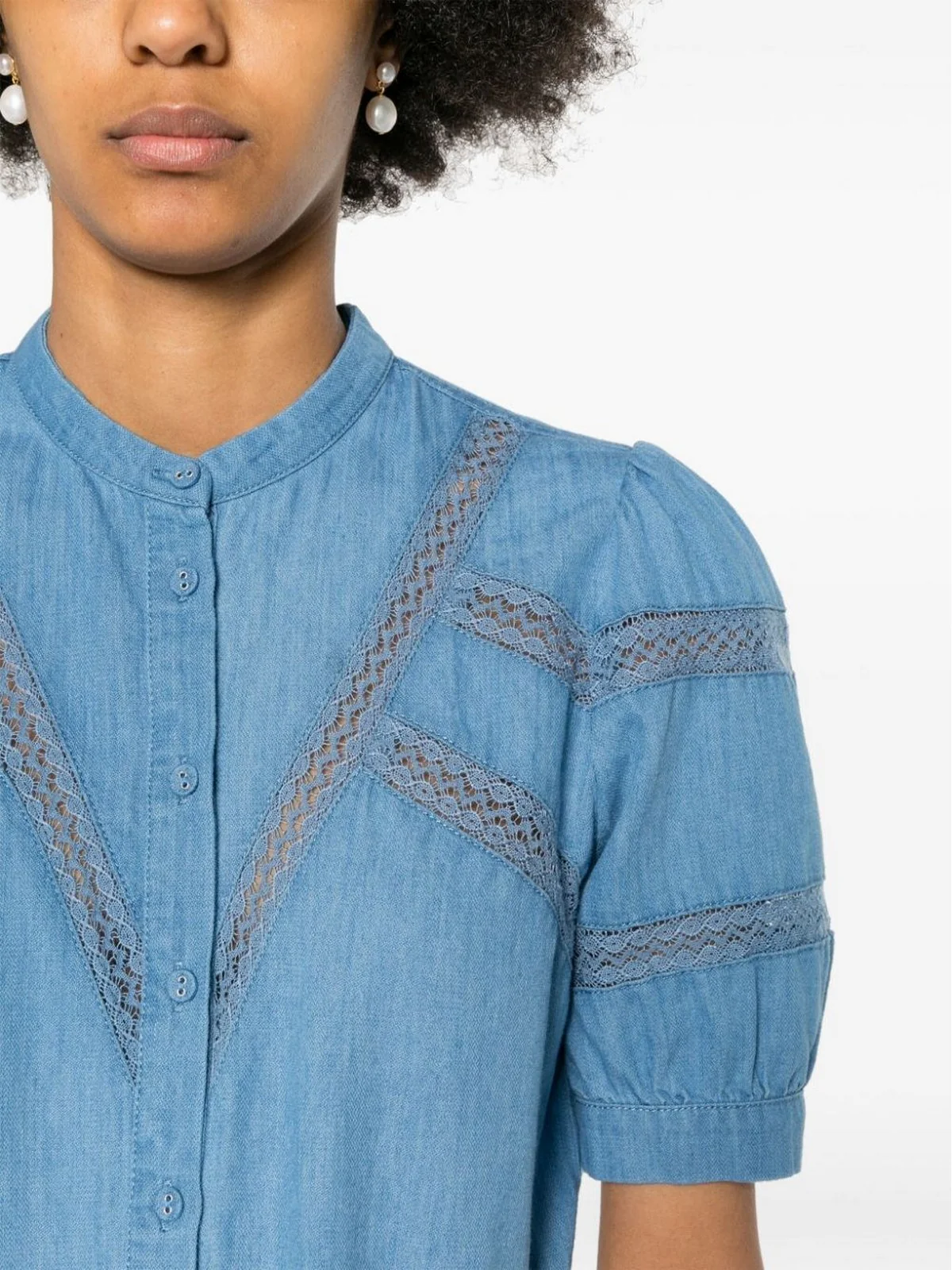 TWINSET Camicia Donna 241TP2692 01611 Blu - Image 5