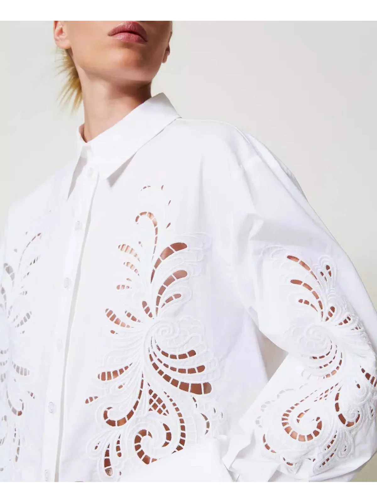 TWINSET Camicia Donna  251TP2170 00001 Bianco - Image 2