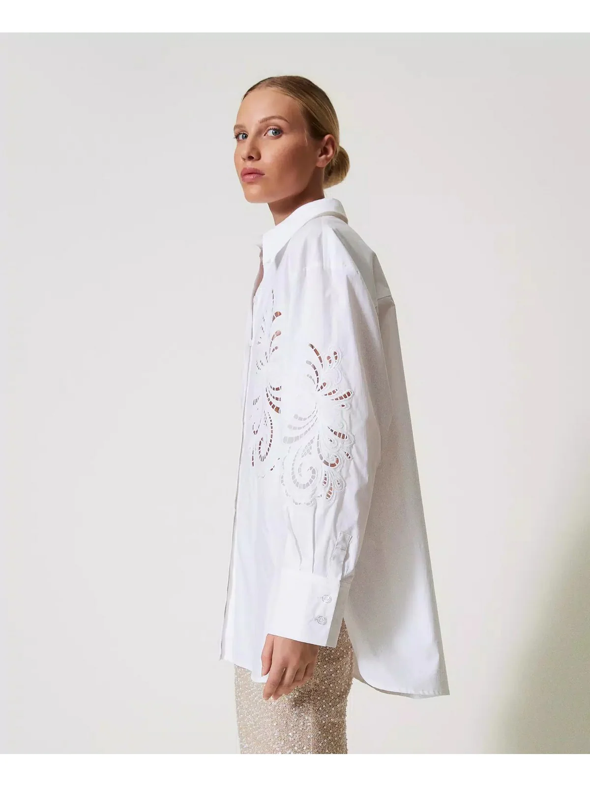 TWINSET Camicia Donna  251TP2170 00001 Bianco - Image 5