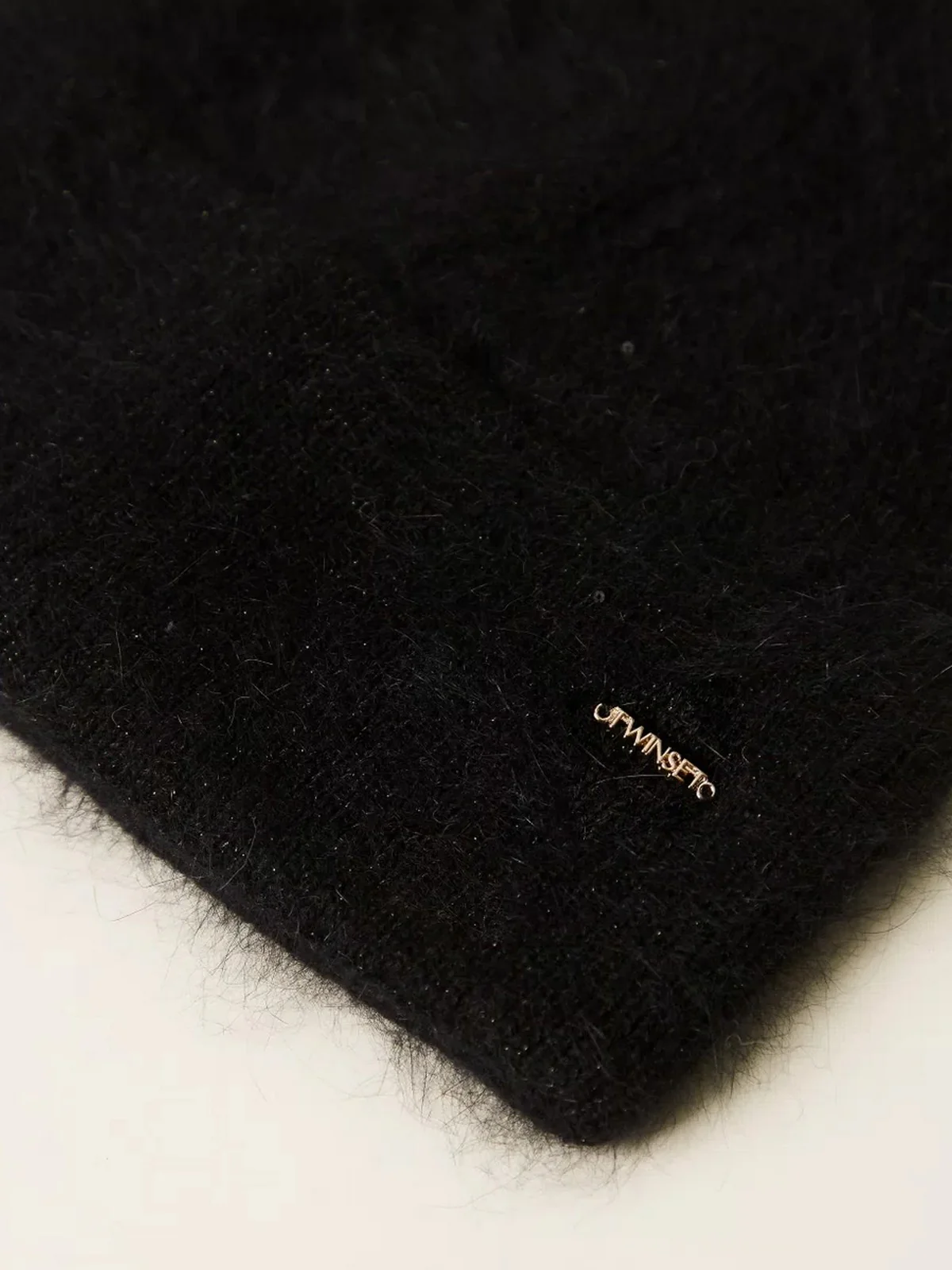 TWINSET Cappello Donna SEQUINS KNITTING 252TA426B 00006 Nero - Image 3