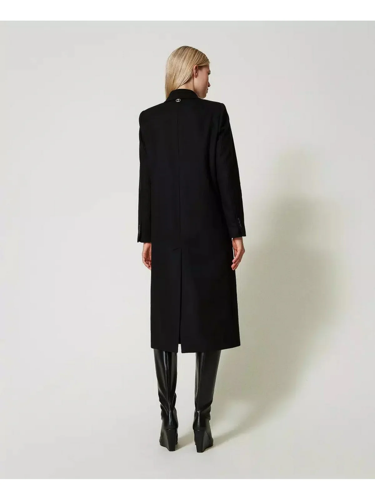 TWINSET Cappotto Donna  242TT2201 00006 Nero - Image 4