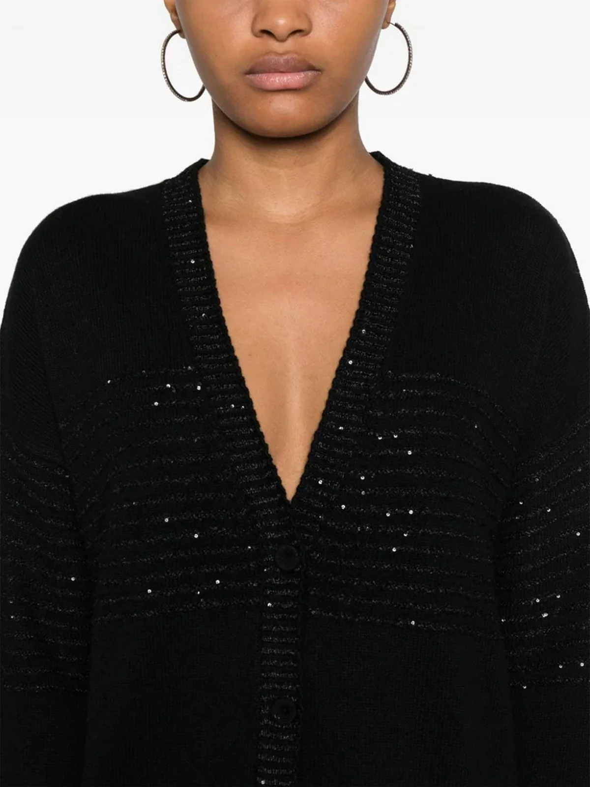TWINSET Cardigan Donna  242TP3273 00006 Nero - Image 2