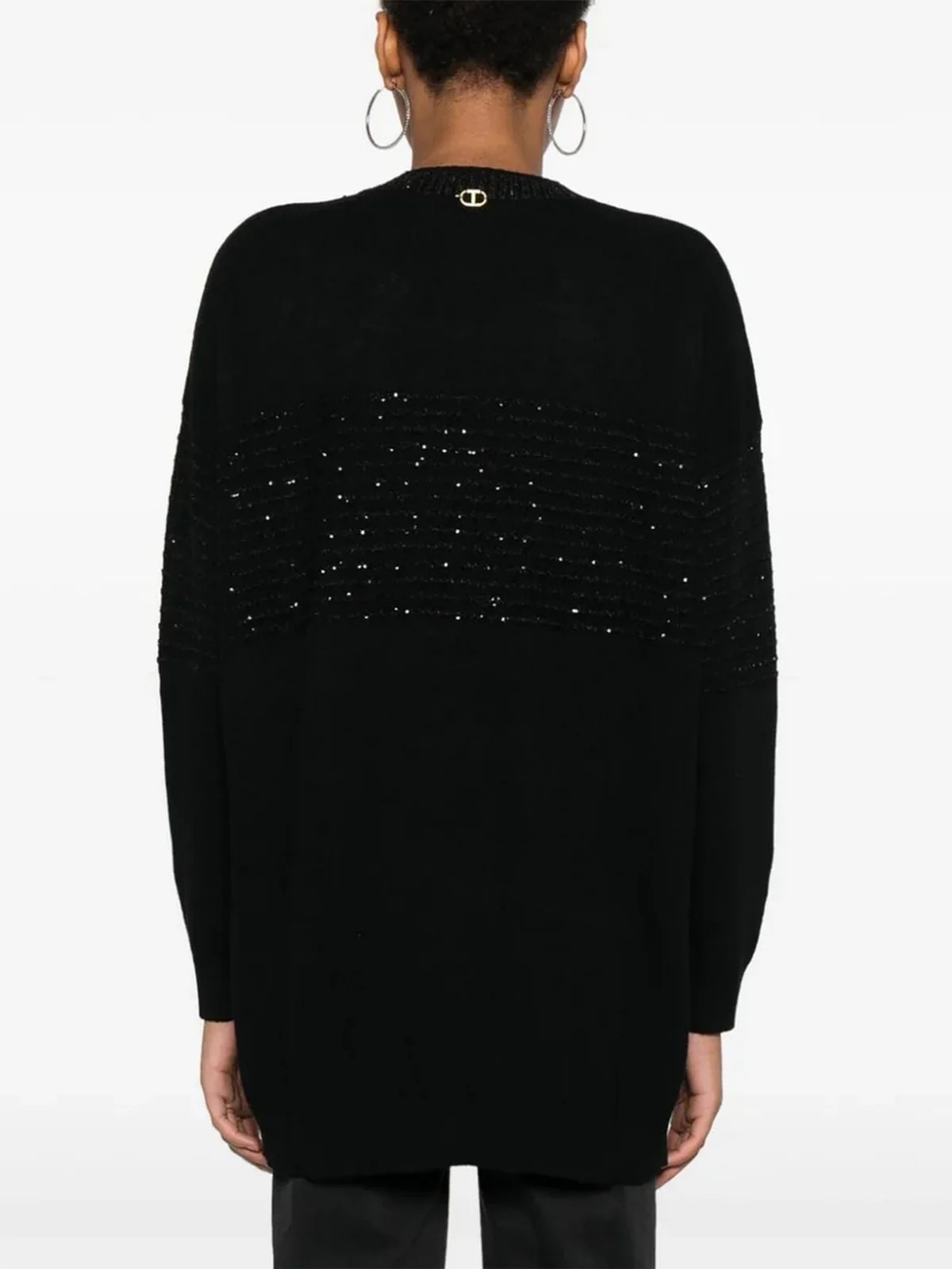 TWINSET Cardigan Donna  242TP3273 00006 Nero - Image 3