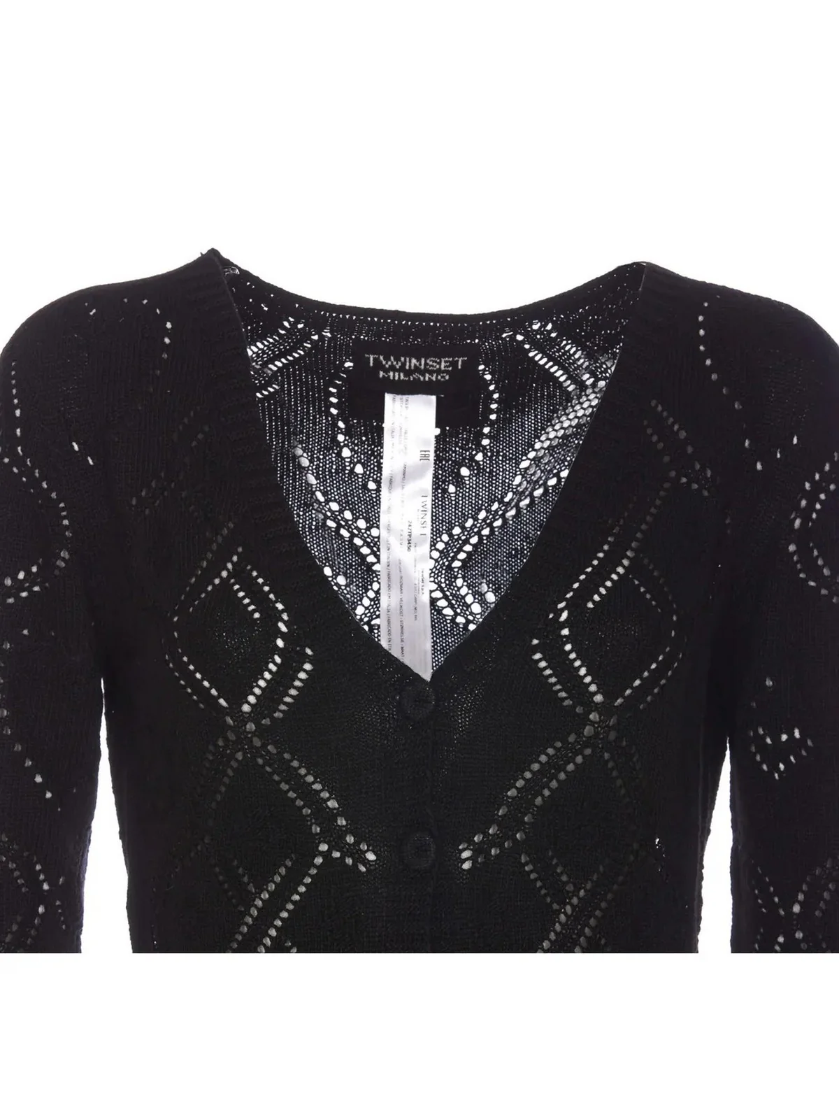 TWINSET Cardigan Donna  242TP3450 00006 Nero - Image 2