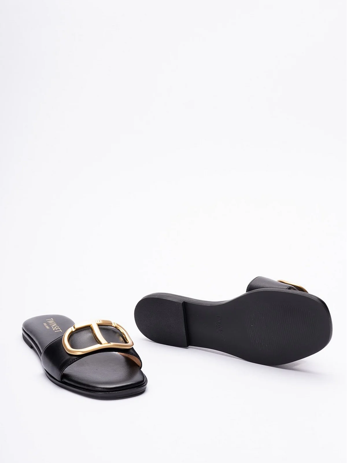 TWINSET Ciabatta Donna  241TCP12A 00006 Nero - Image 3
