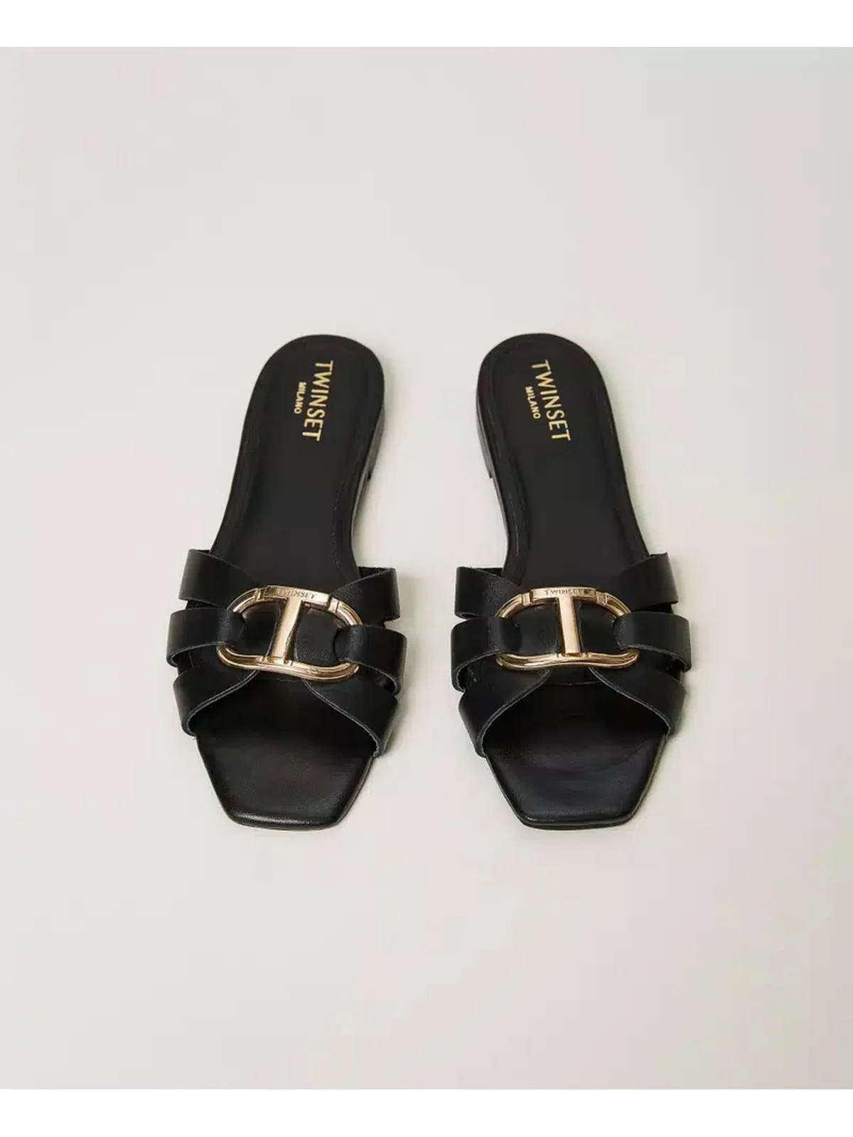 TWINSET Ciabatta Donna  241TCT120 00006 Nero - Image 4