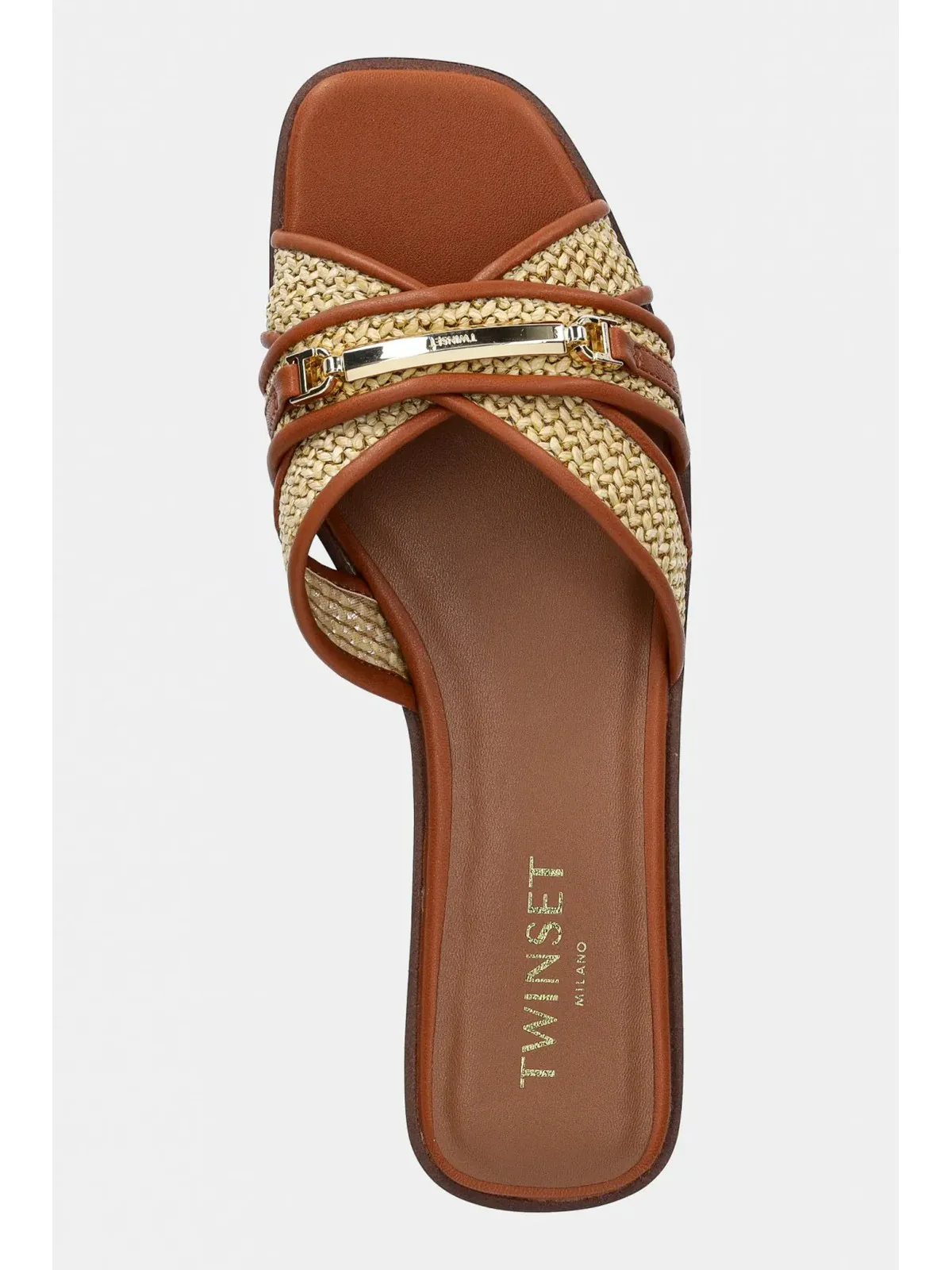 TWINSET Ciabatta Donna  251TGT020 00057 Marrone - Image 3