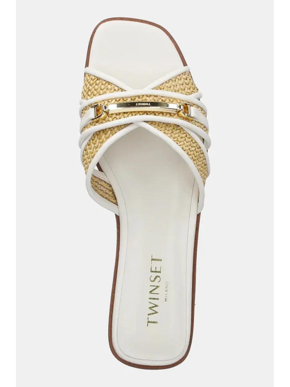 TWINSET Ciabatta Donna  251TGT020 00282 Bianco - Image 4