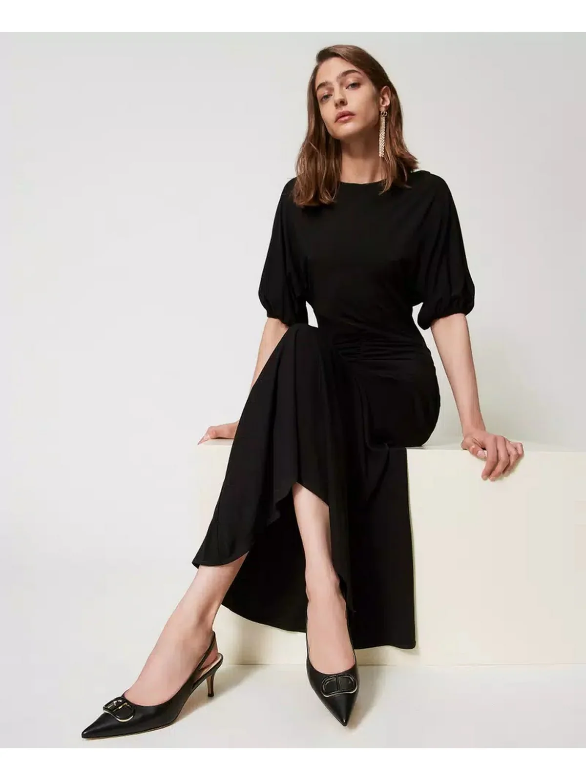TWINSET Décolleté Donna  251TCP062 00006 Nero - Image 2