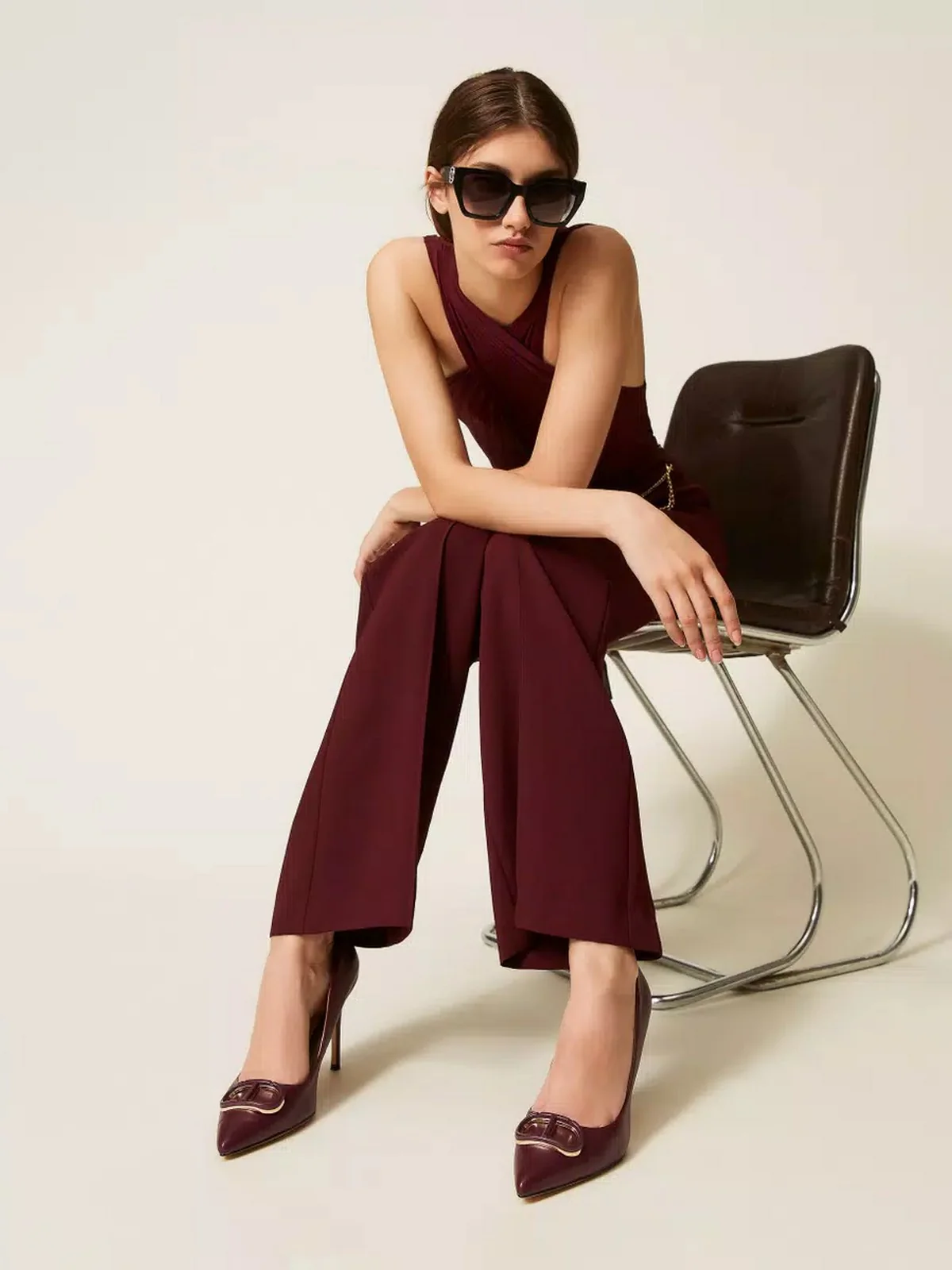 TWINSET Décolleté Donna OVAL T 252TCP032 05609 WINETASTING - Image 2