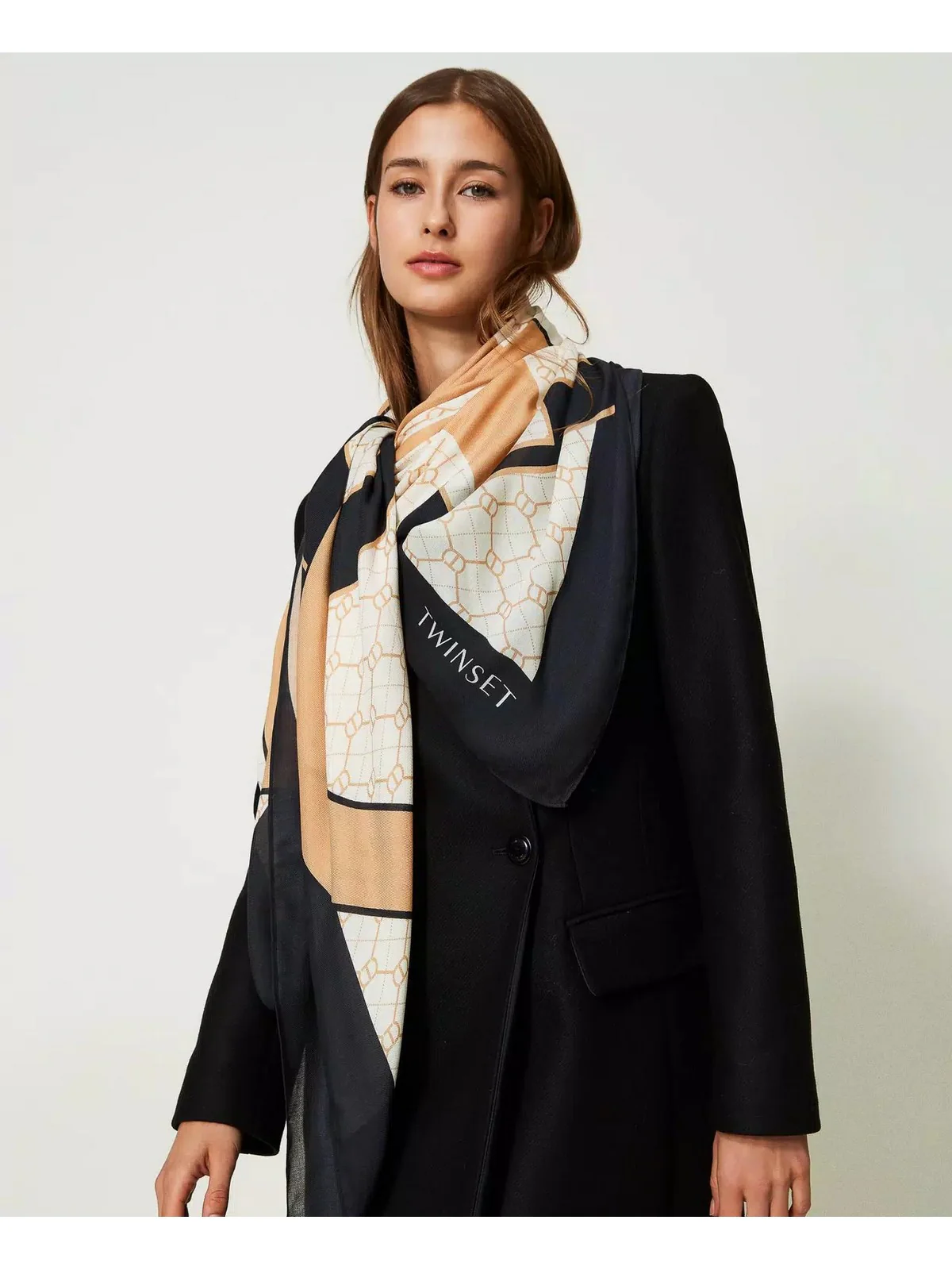 TWINSET Foulard Donna  232TA4160 10909 Nero - Image 2