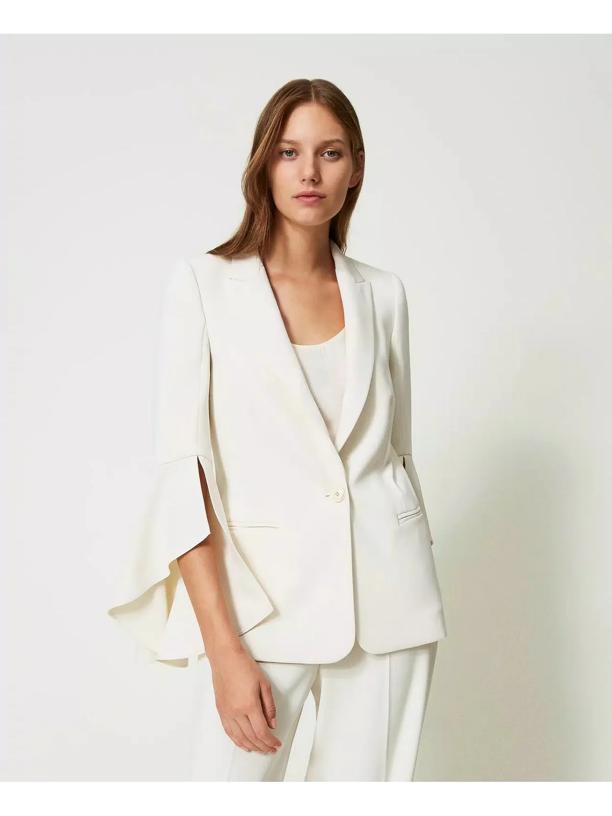 TWINSET Giacca Donna  241TP2290 00282 Bianco - Image 3