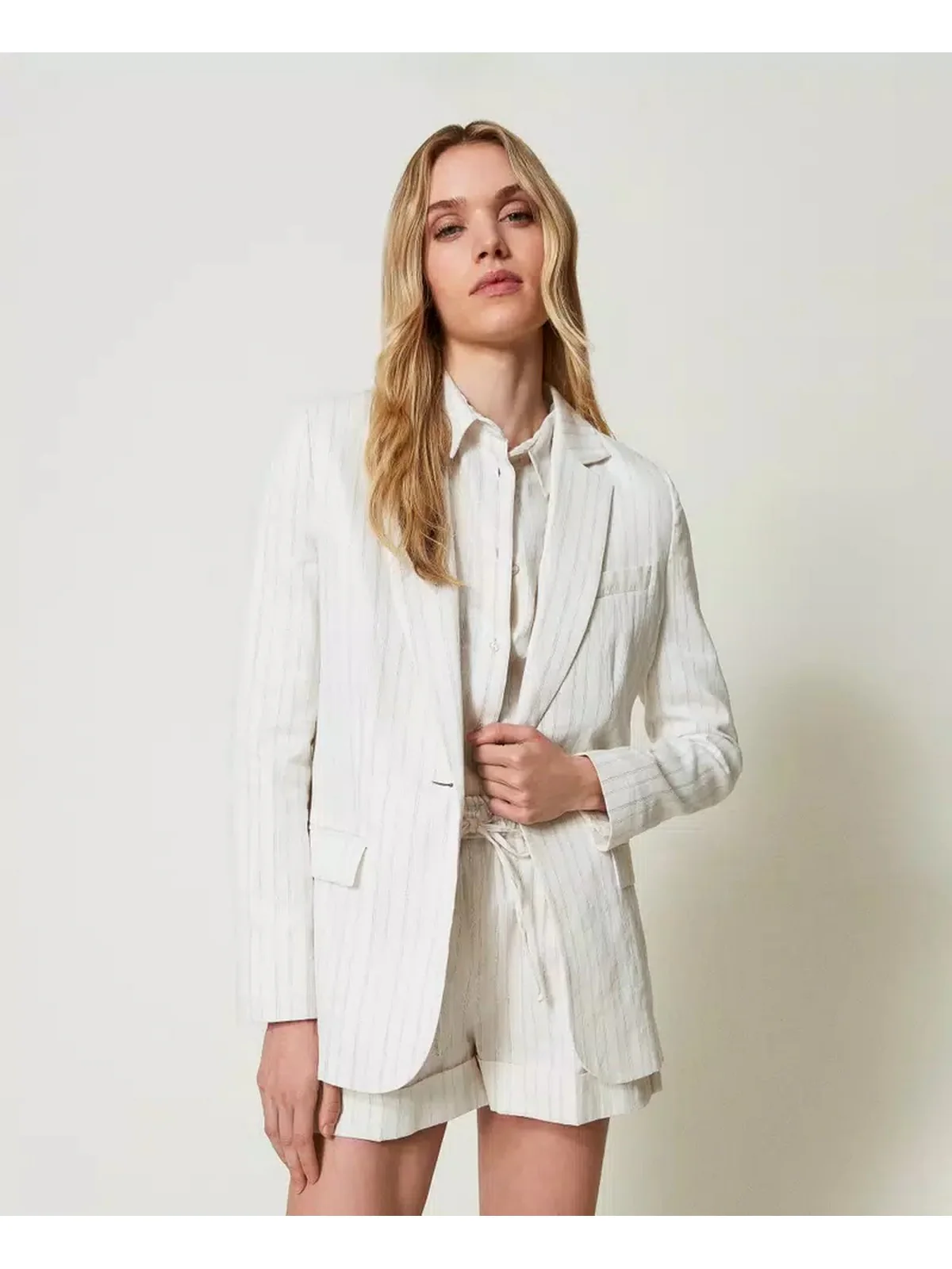 TWINSET Giacca Donna  241TT2220 11611 Bianco - Image 2