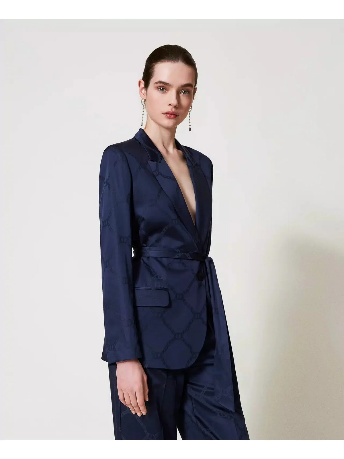 TWINSET Giacca Donna 251TP2010 00384 Blu - Image 4