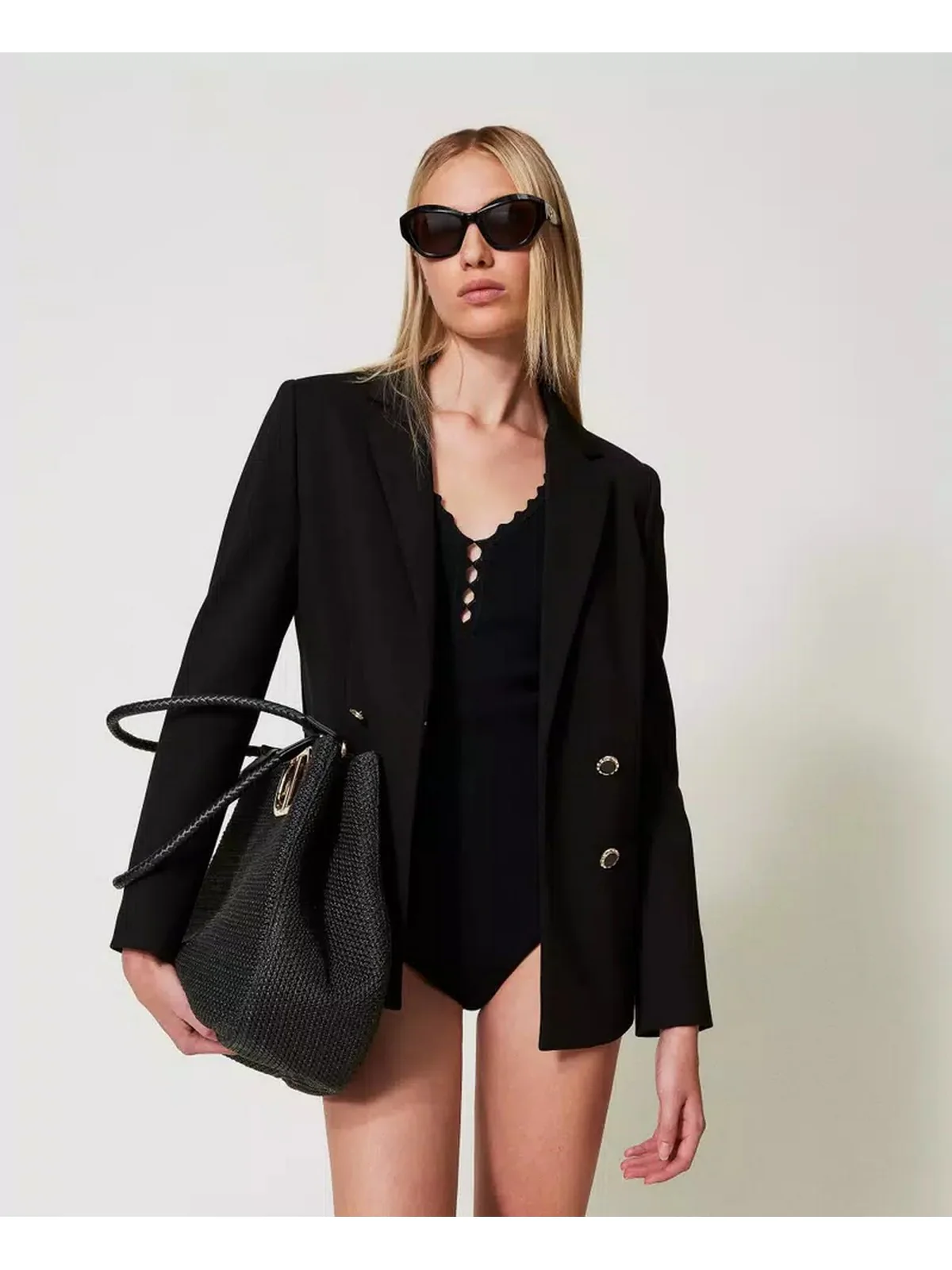 TWINSET Giacca Donna 251TP2139 00006 Nero - Image 2