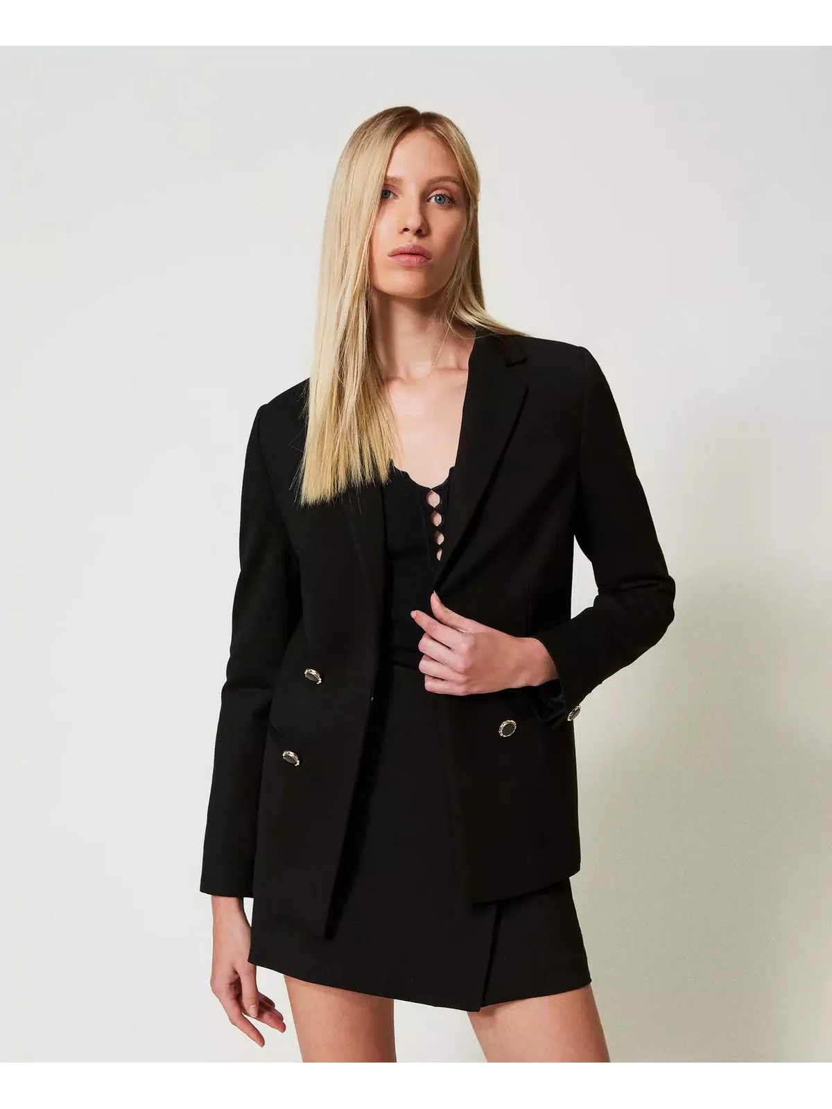 TWINSET Giacca Donna 251TP2139 00006 Nero - Image 3