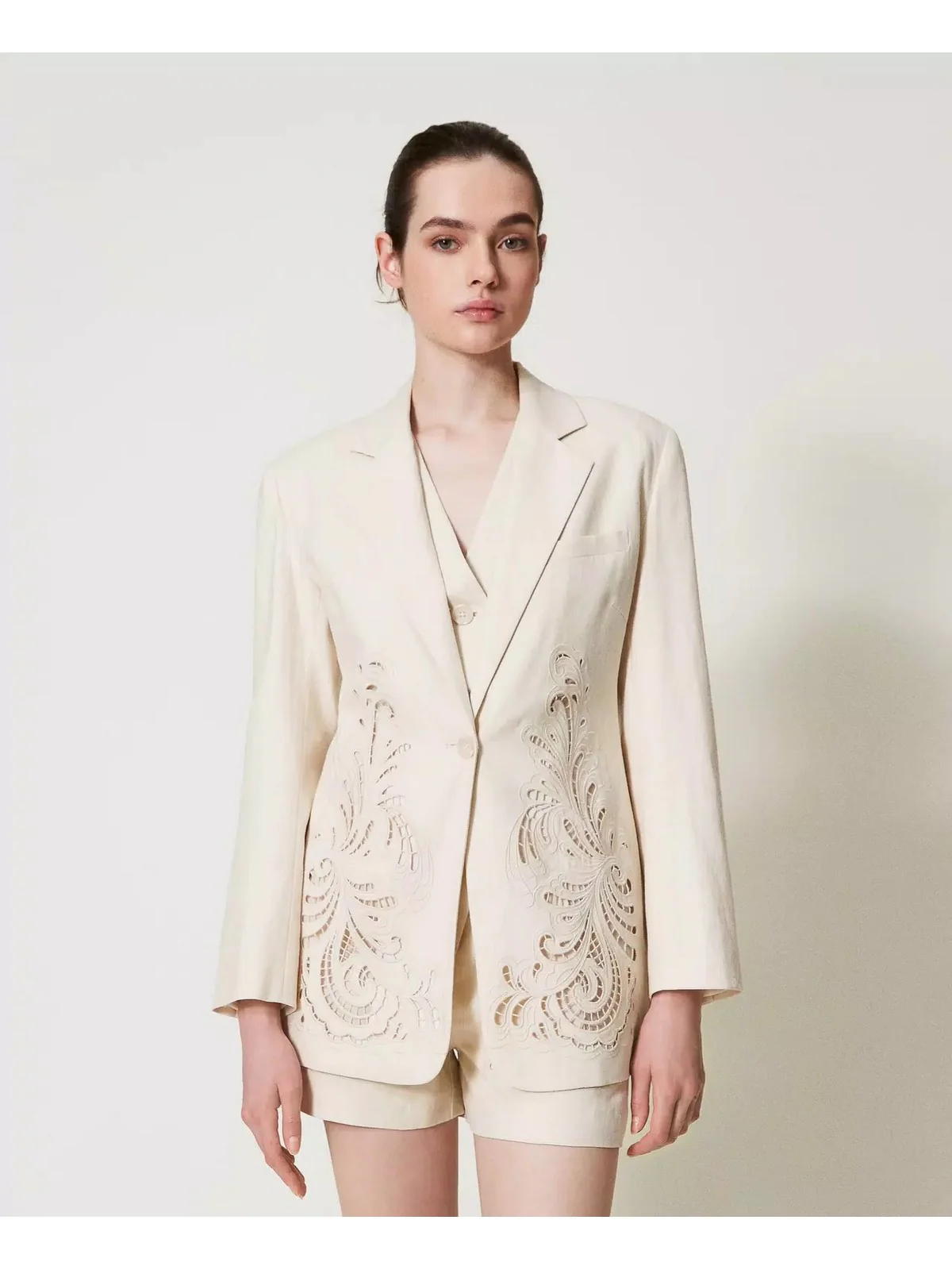 TWINSET Giacca Donna  251TP2160 00059 Beige - Image 2