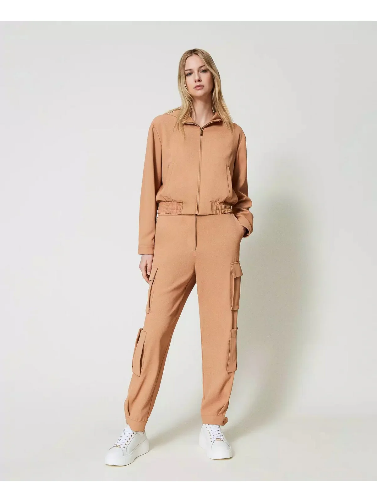 TWINSET Giubbino Donna  241TP2245 10282 Marrone - Image 2