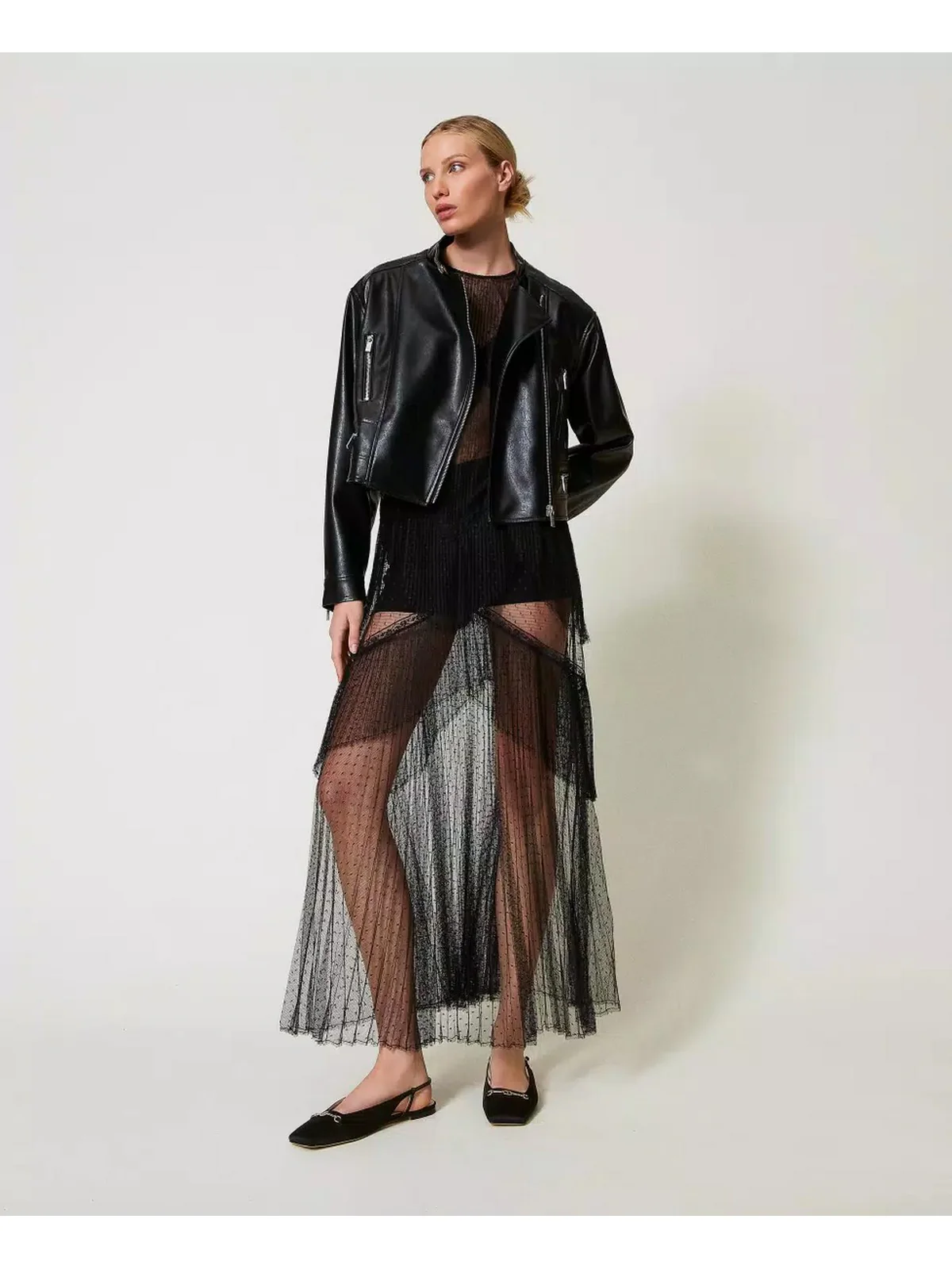 TWINSET Giubbino Donna 251TP2560 00006 Nero - Image 2