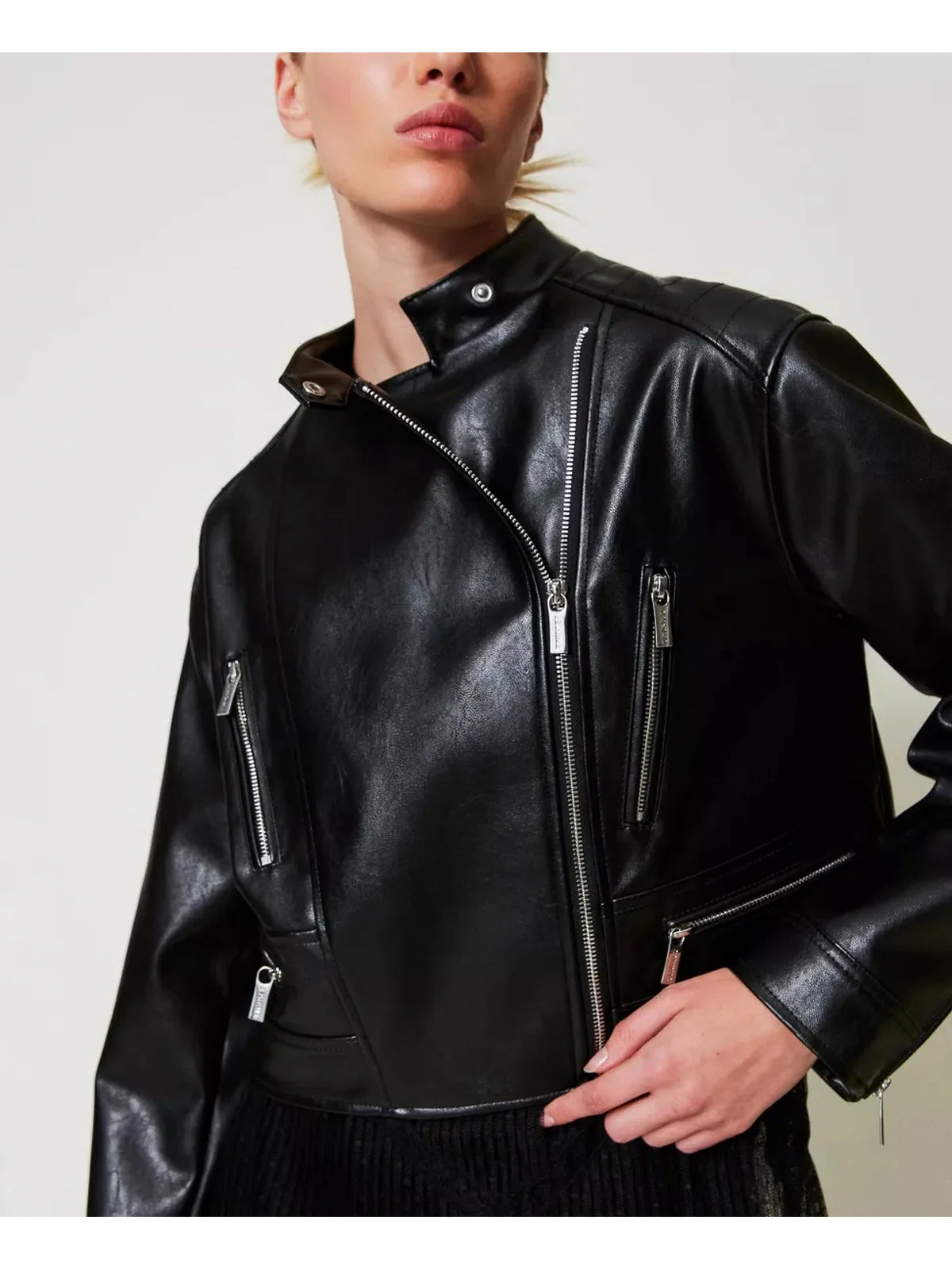 TWINSET Giubbino Donna 251TP2560 00006 Nero - Image 6