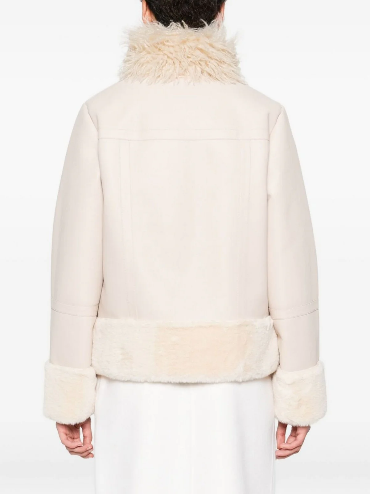 TWINSET Giubbino Donna WARM AND SOFT 252TP2410 07222 PARCHMENT - Image 3