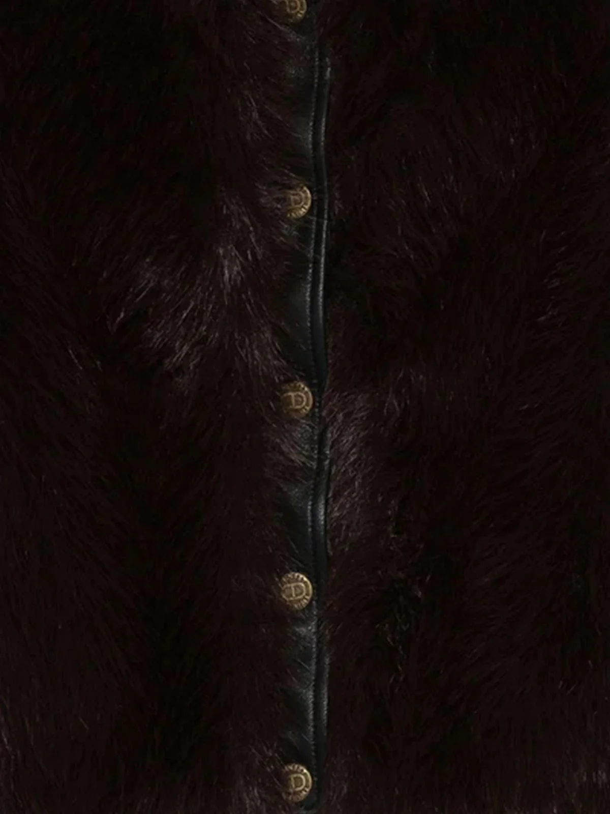 TWINSET Giubbino Donna WARM HUG 252TP2420 12792 BIC.DEEP TAUPE/NERO - Image 3