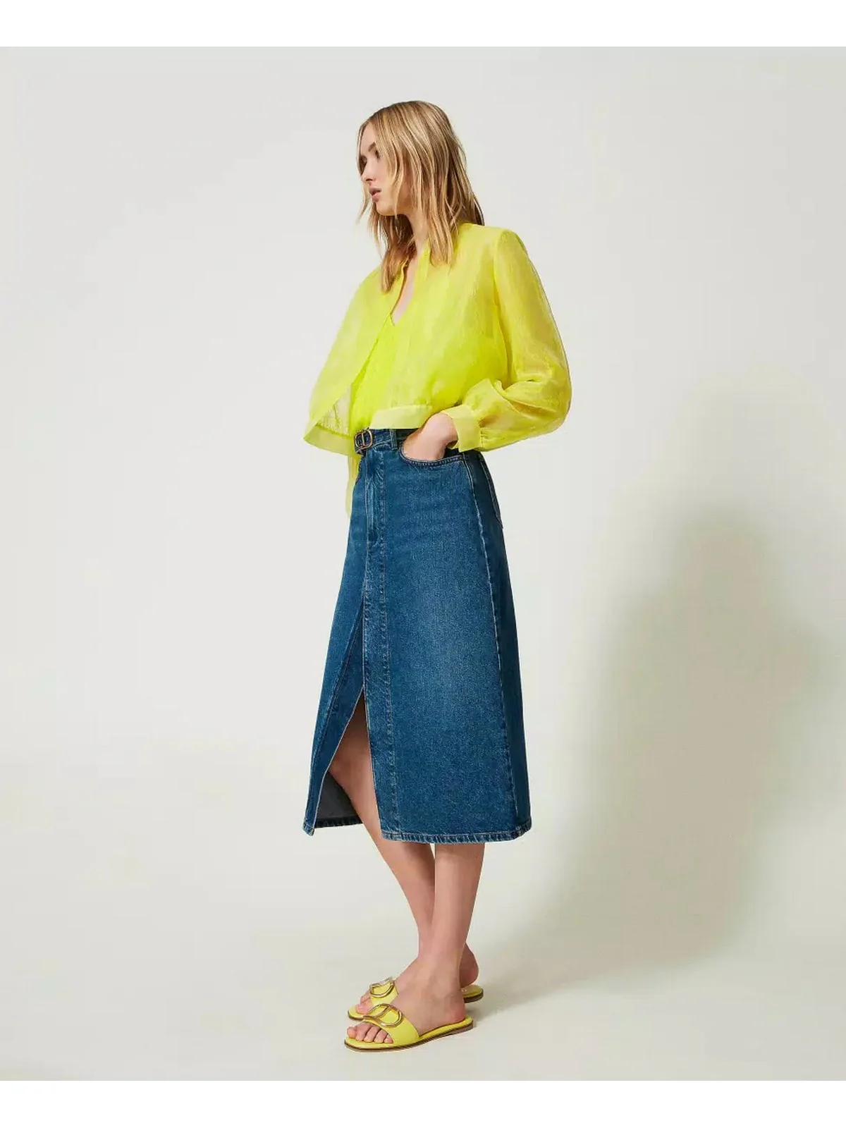 TWINSET Gonna Donna  241TP2661 00078 Blu - Image 3
