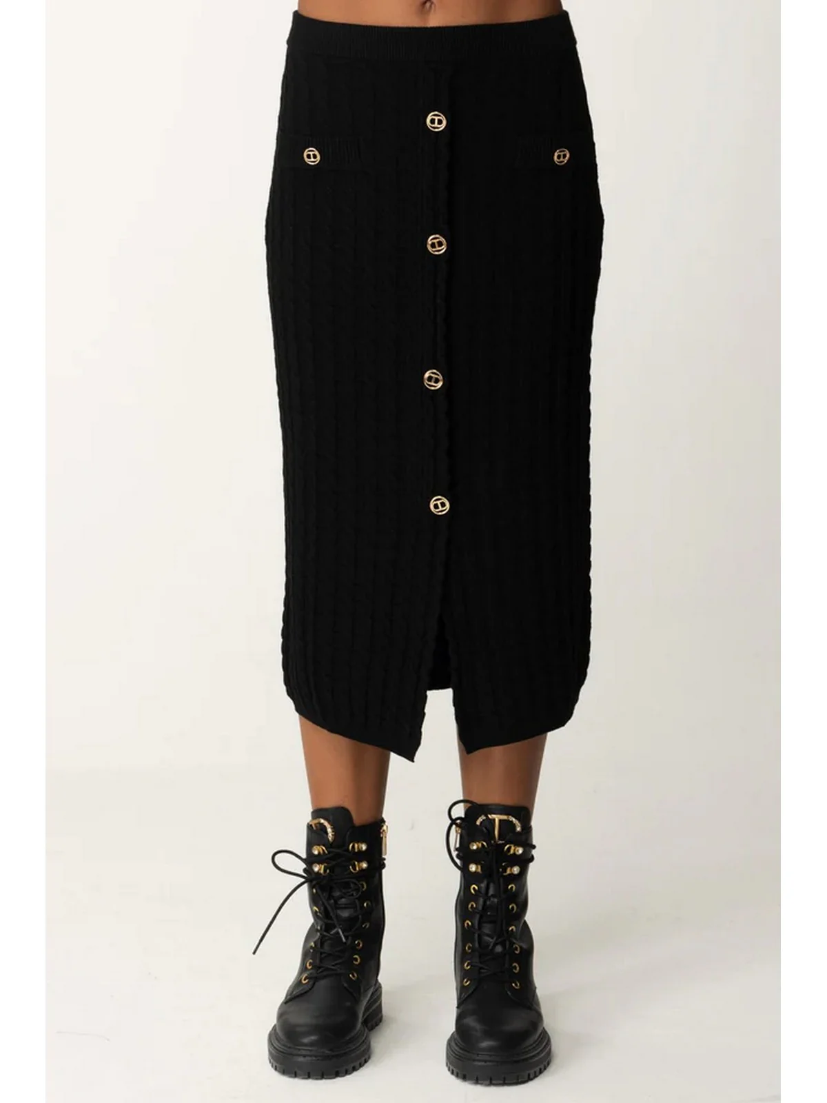 TWINSET Gonna Donna  242TP3344 00006 Nero - Image 5