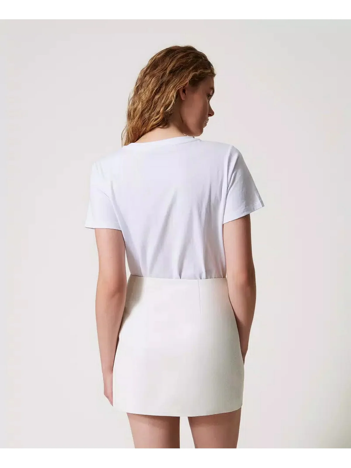 TWINSET Gonna Donna  251TT2307 00632 Bianco - Image 5