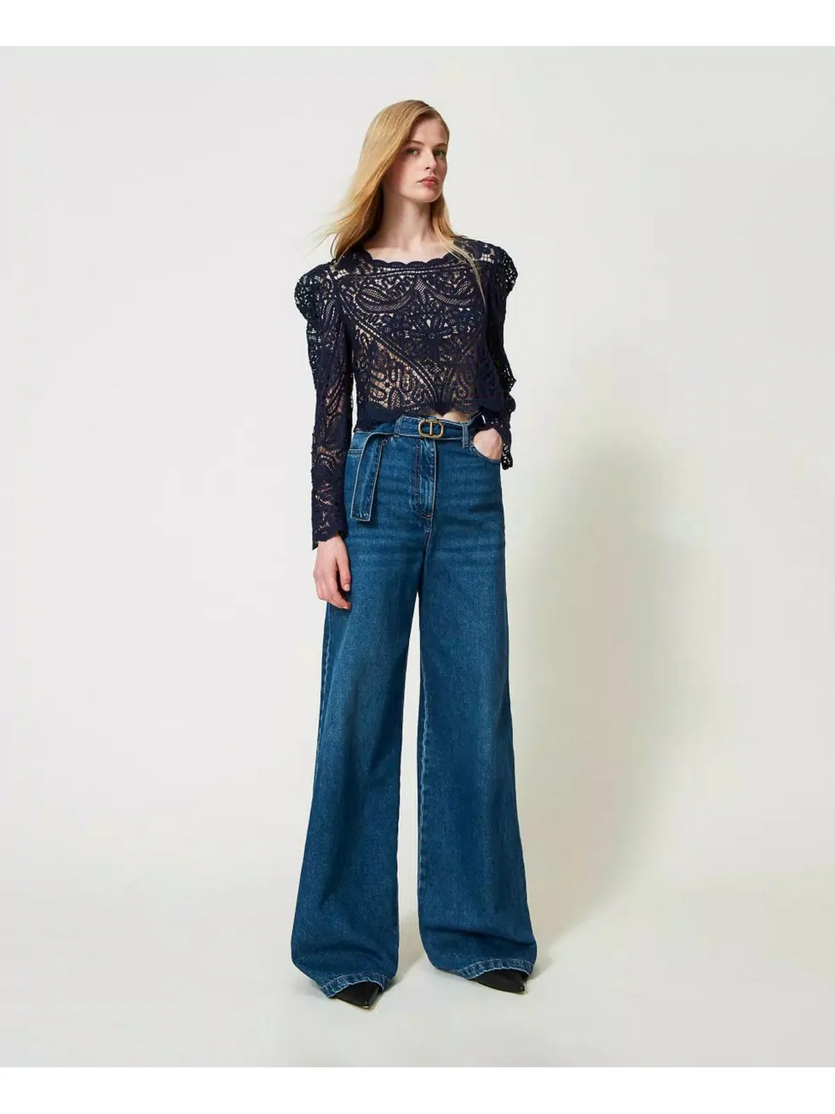 TWINSET Jeans Donna  241TP2662 00078 Blu - Image 2