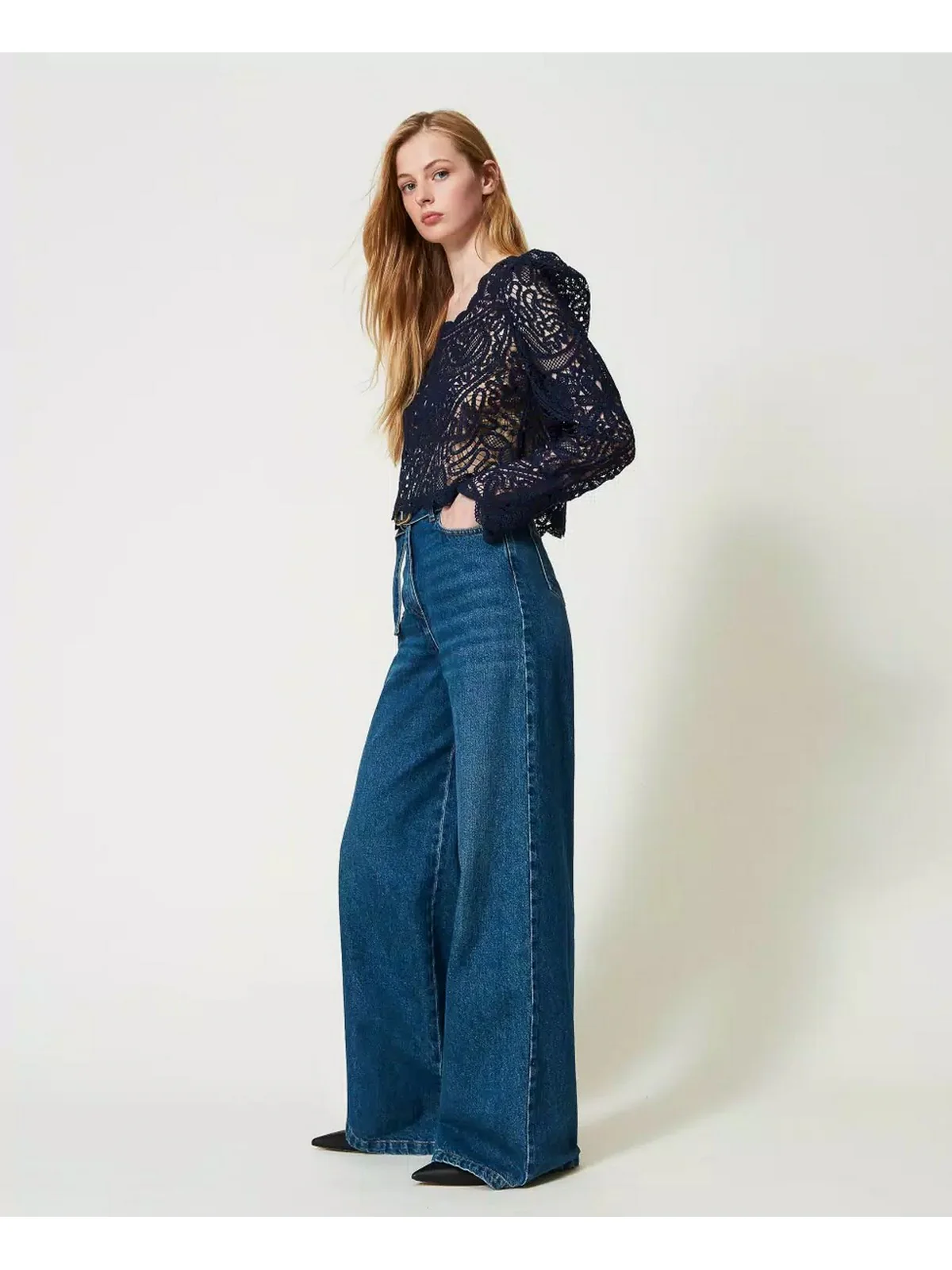 TWINSET Jeans Donna  241TP2662 00078 Blu - Image 3