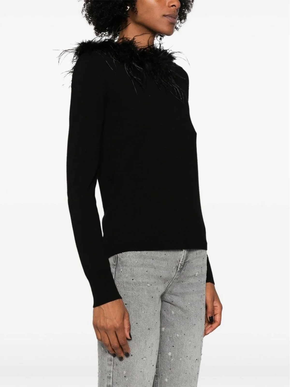 TWINSET Maglia Donna  242TP3900 00006 Nero - Image 5