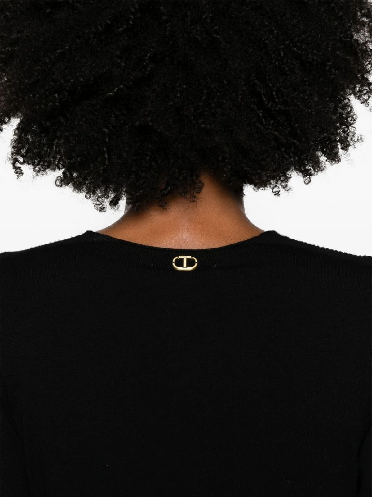 TWINSET Maglione dolcevita Donna  242TP3520 00006 Nero - Image 4