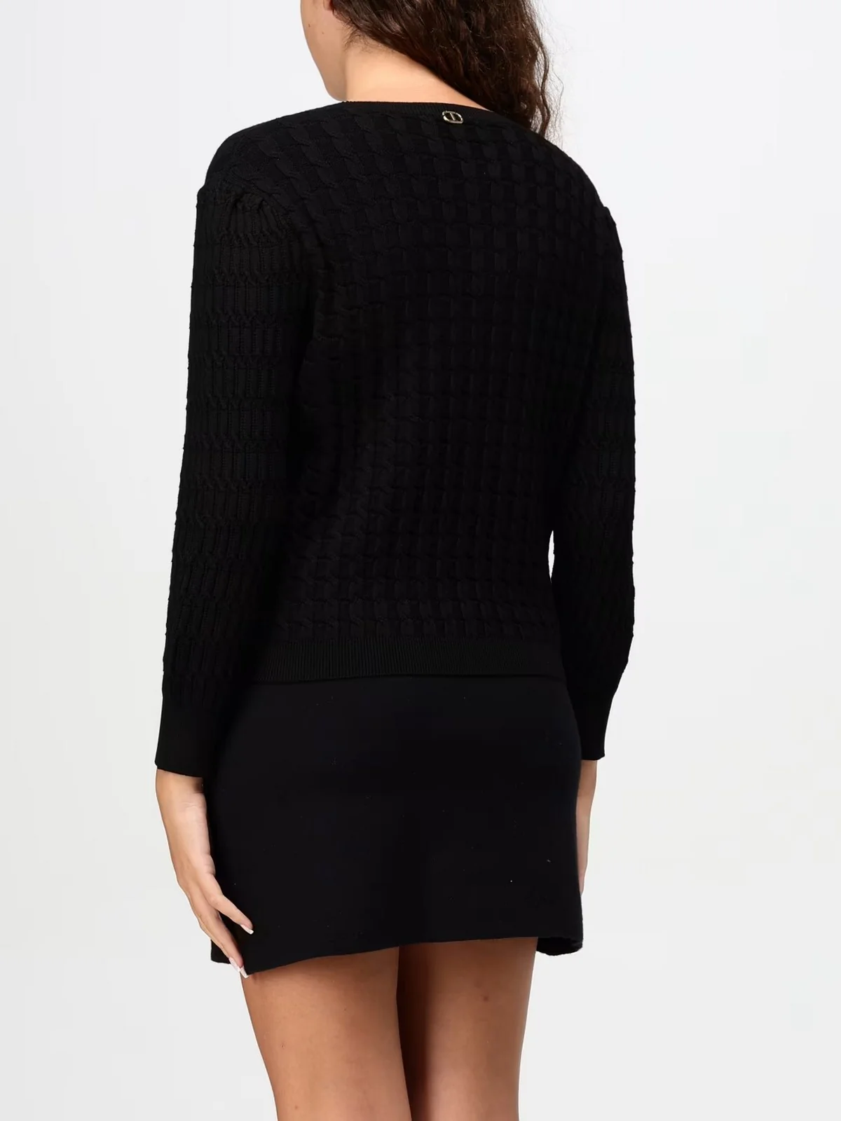 TWINSET Maglione Donna  242TP3340 00006 Nero - Image 3