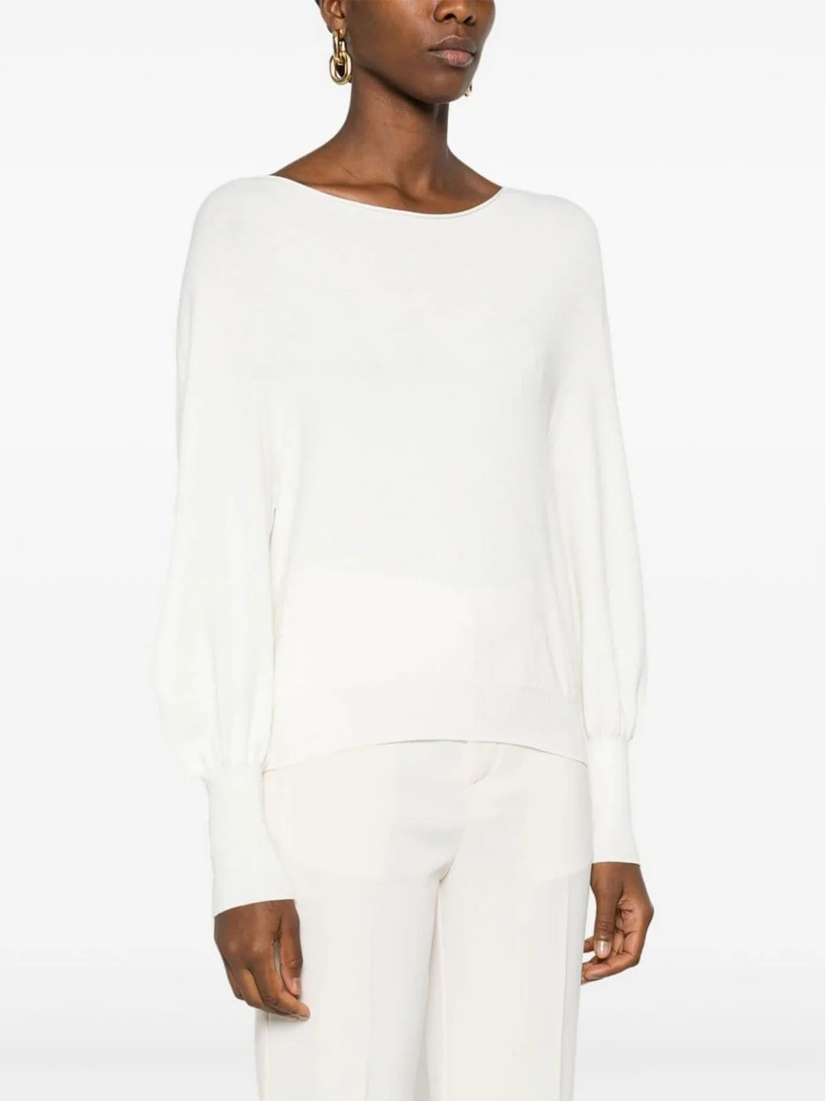 TWINSET Maglione Donna  242TP3500 00282 Bianco - Image 2