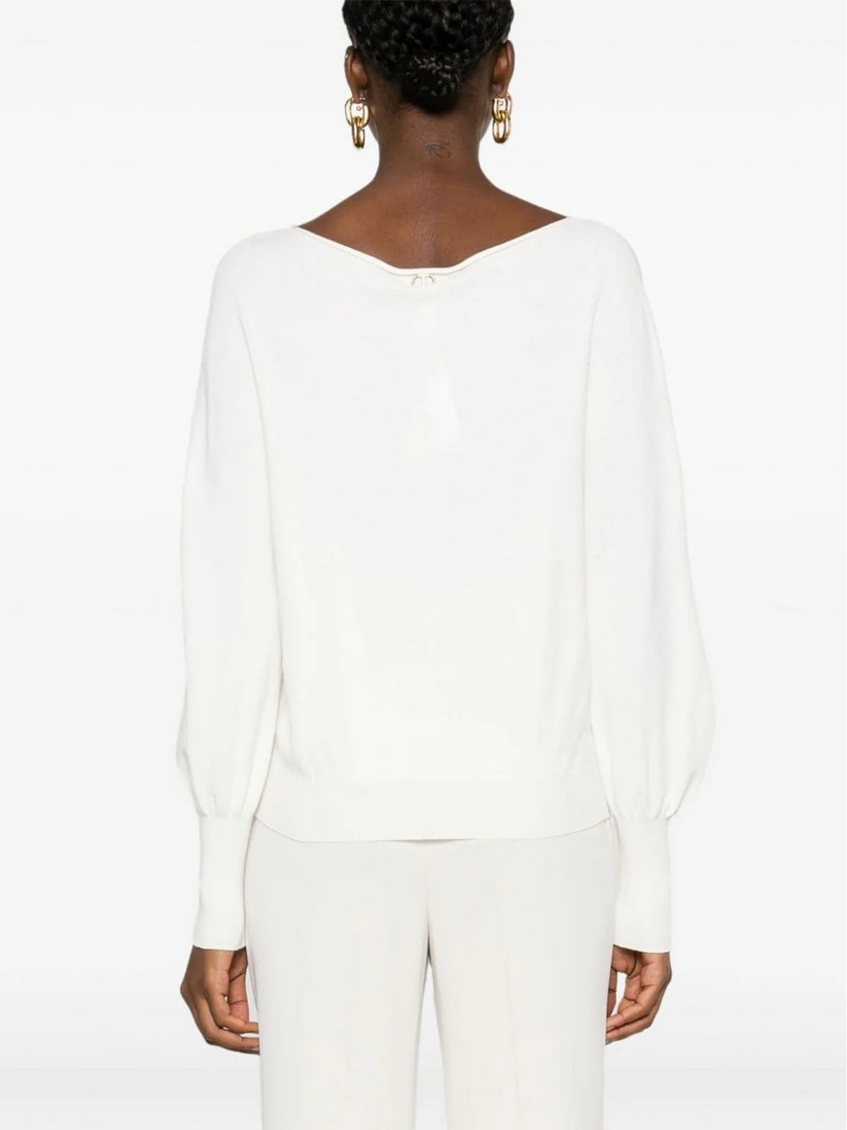 TWINSET Maglione Donna  242TP3500 00282 Bianco - Image 3